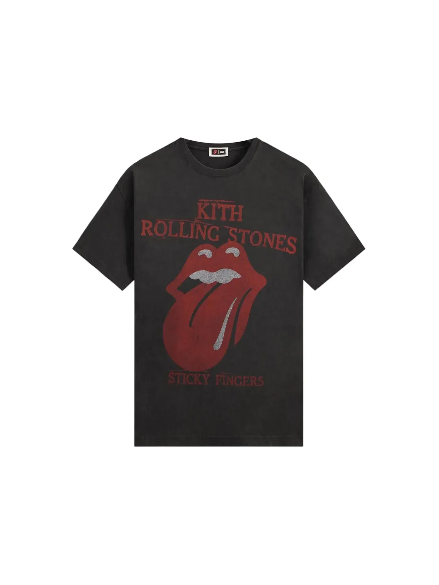 Мужская футболка с принтом Kith x The Rolling Stones Sticky Fingers Vintage Tee, Kindling — изображение 1 из 2