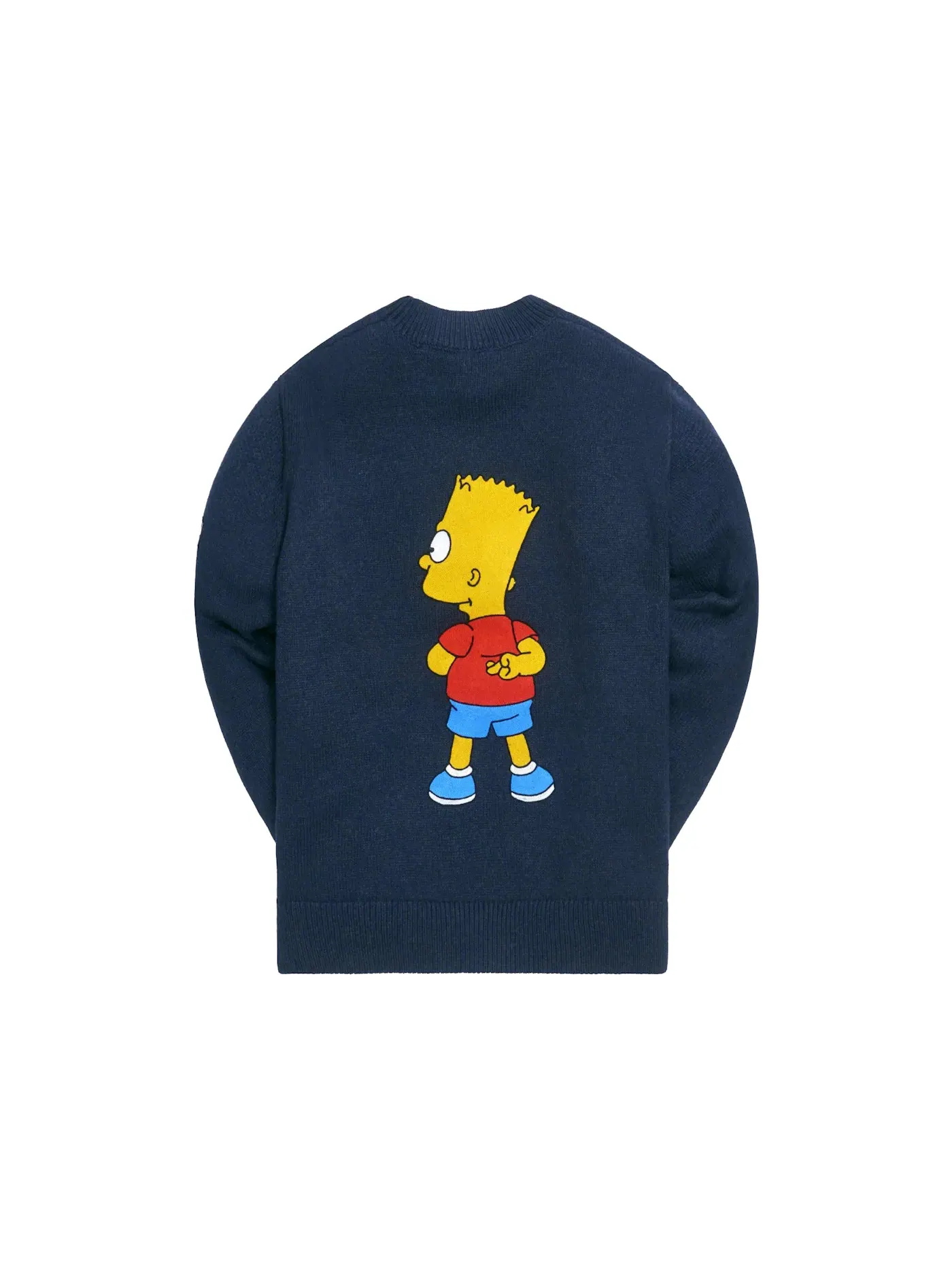 Мужской свитер с принтом Bart Intarsia Kith — изображение 2 из 2, темно-синий/мульти