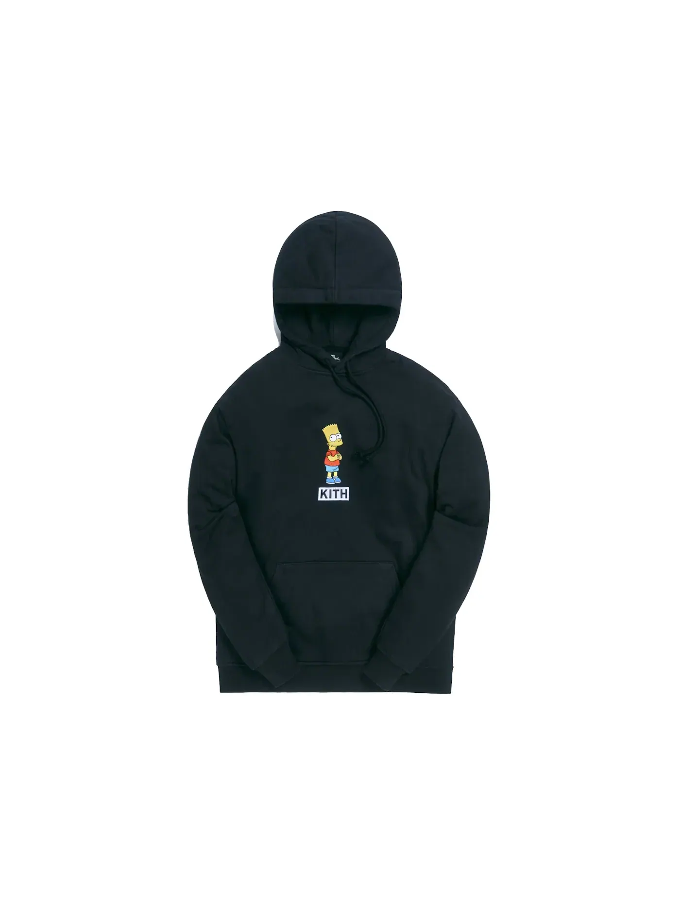 Мужской худи с принтом Bart Logo Kith — изображение 1 из 2, черный