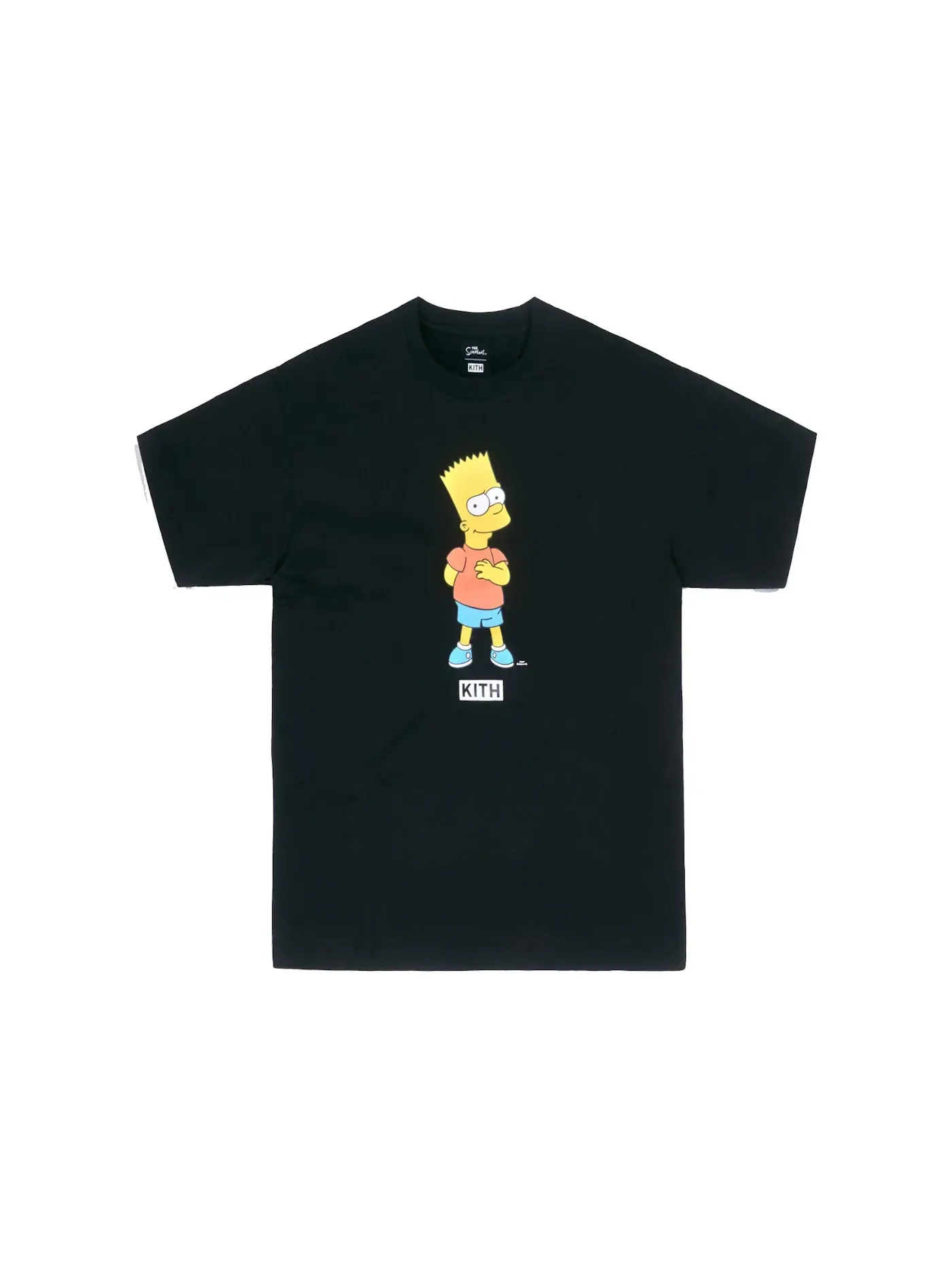 Мужская футболка с принтом Kith x The Simpsons Bart Tee Kith — изображение 1 из 2, черный