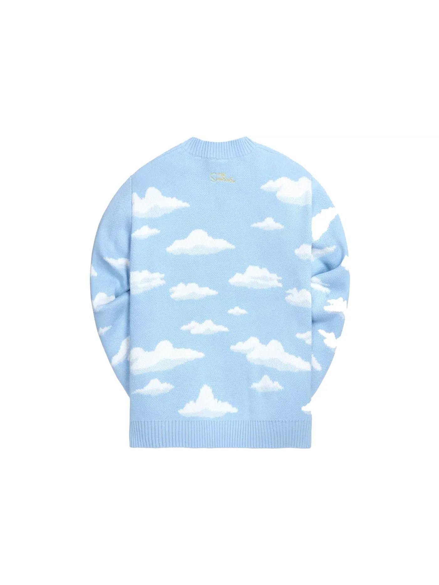 Мужской свитер с интарсией Cloud Intarsia Kith — изображение 2 из 2, синий