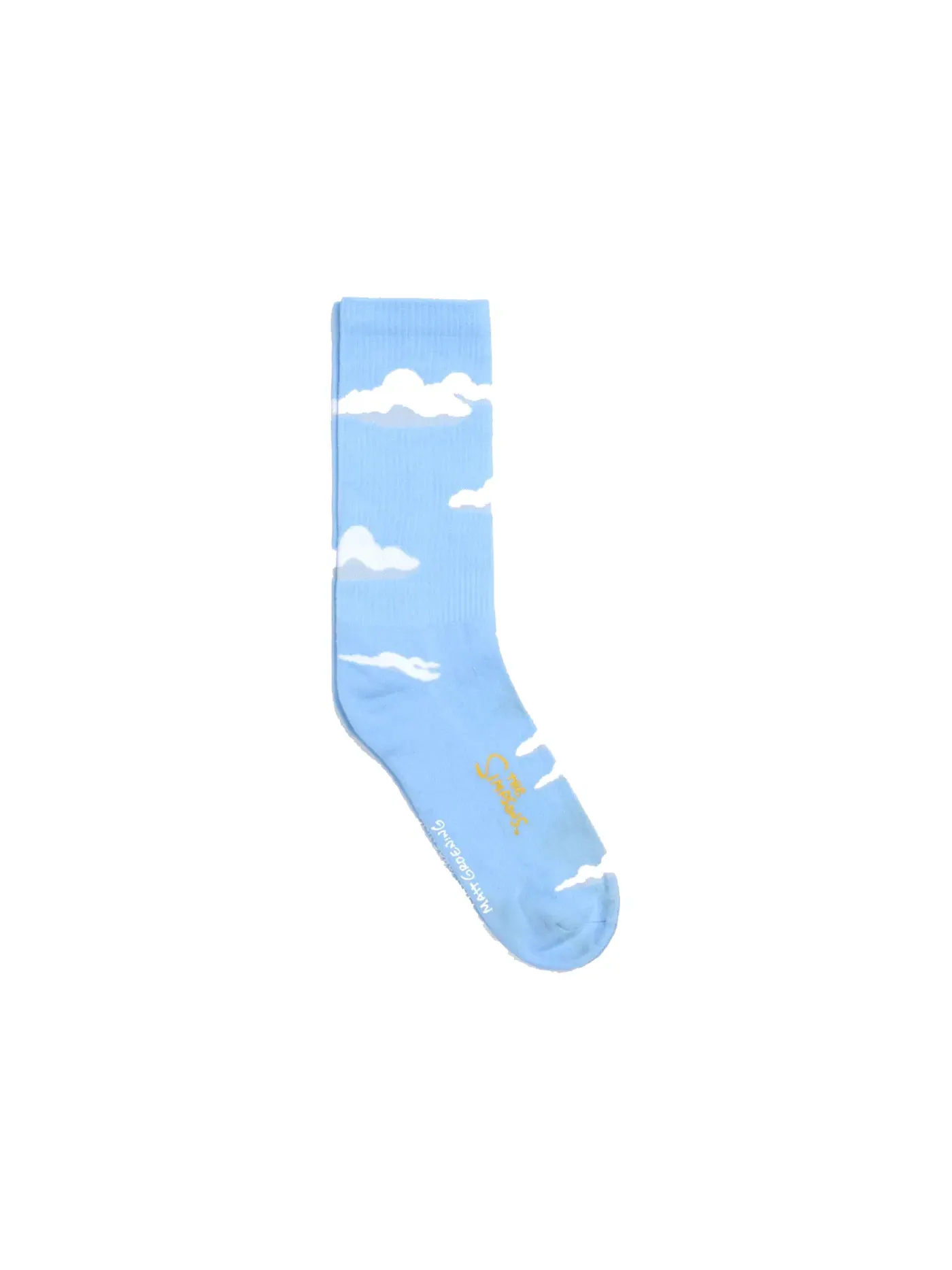 Мужские носки с принтом Kith x The Simpsons Clouds — изображение 1 из 2, светлый синий
