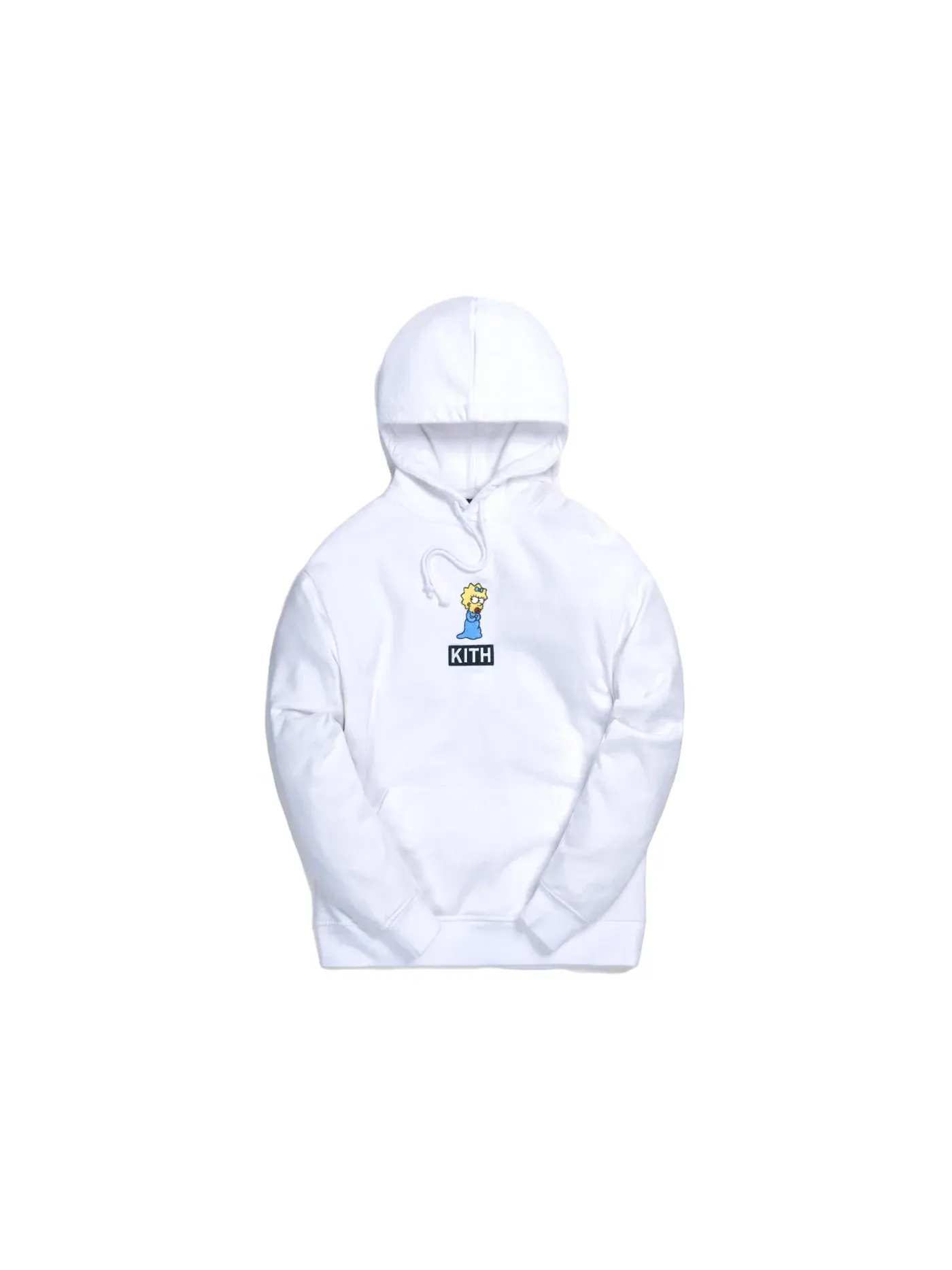 Мужской худи с принтом Kith x The Simpsons Maggie Logo Hoodie Kith — изображение 1 из 2, белый