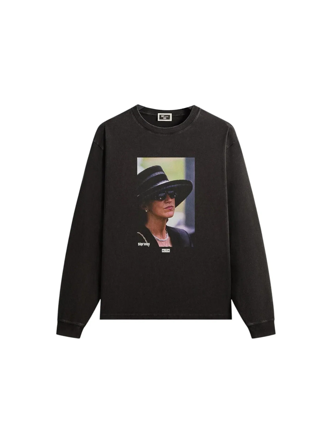 Мужская футболка с длинным рукавом с принтом Kith x The Sopranos Carmela Vintage Long Sleeve Tee Kith — изображение 1 из 2