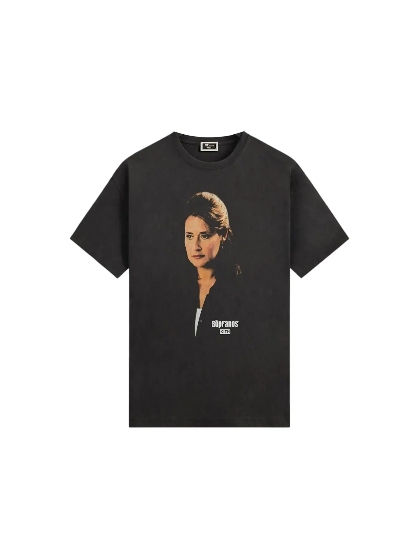 Мужская футболка с принтом Kith x The Sopranos Jennifer Vignette Vintage Tee — изображение 1 из 2, черный