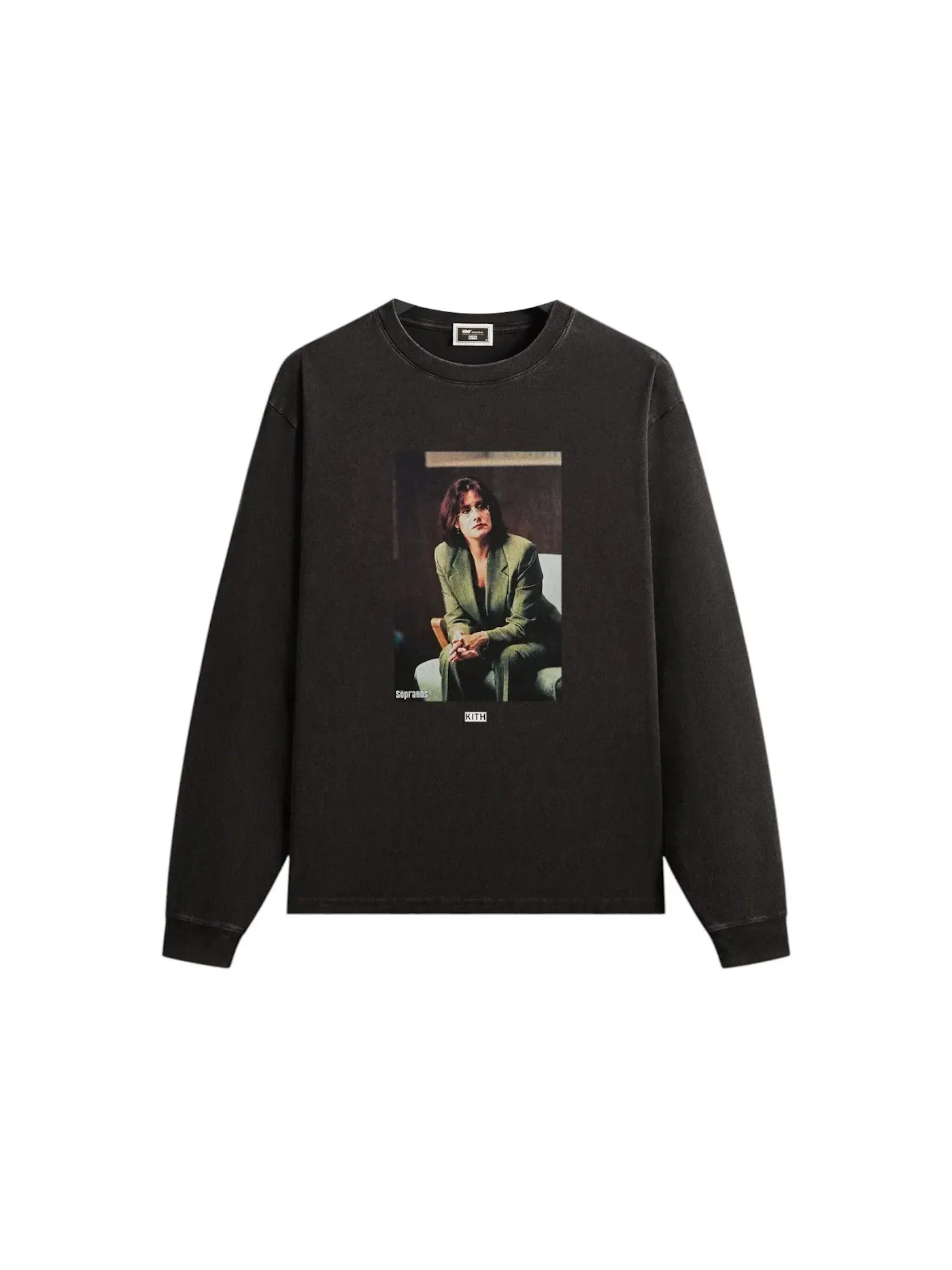 Мужская футболка с длинным рукавом с принтом Kith x The Sopranos Jennifer Vintage Long Sleeve Tee — изображение 1 из 2