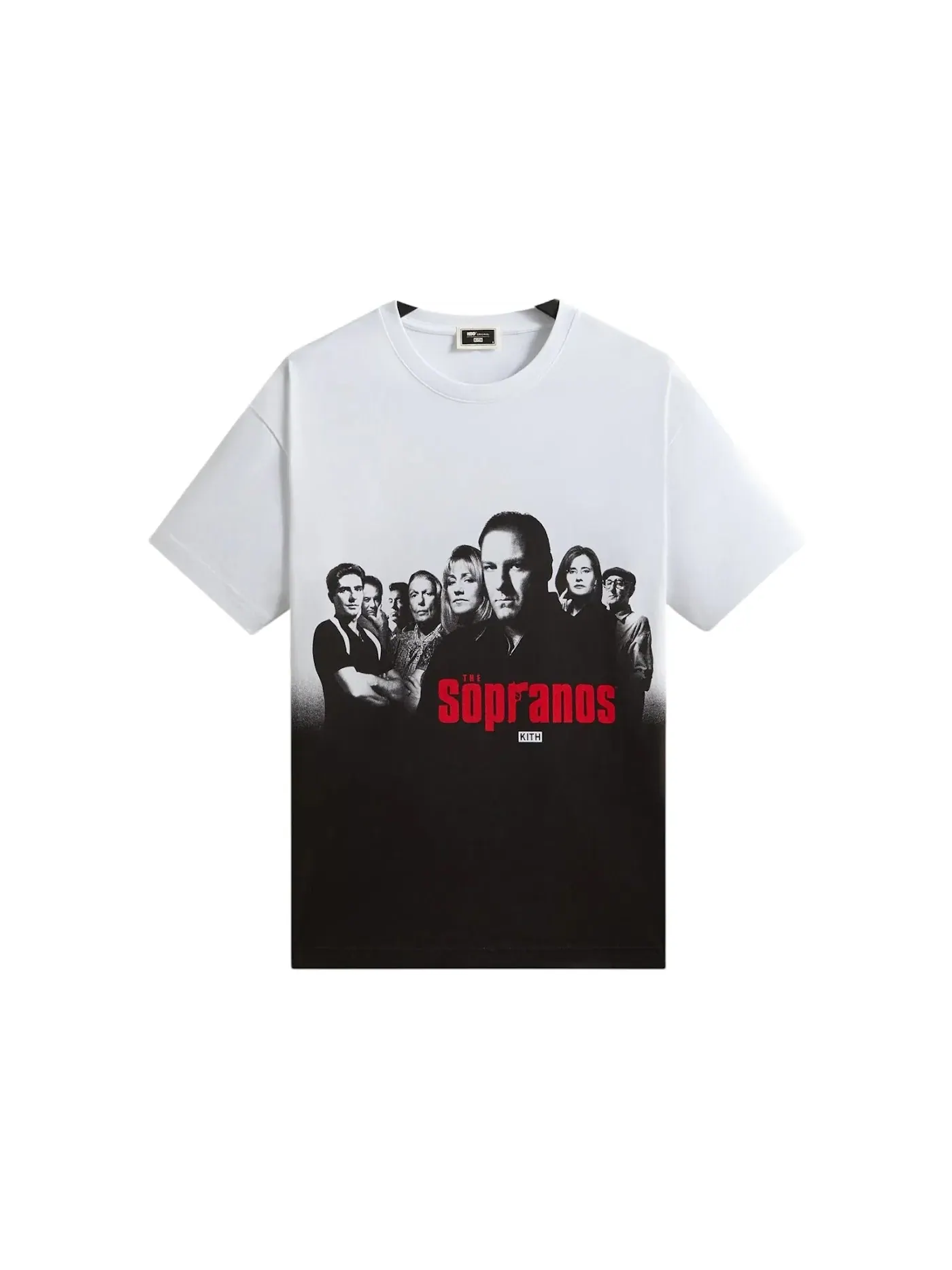 Мужская футболка с принтом Ombre Poster Vintage Tee Kith — изображение 1 из 2, белый