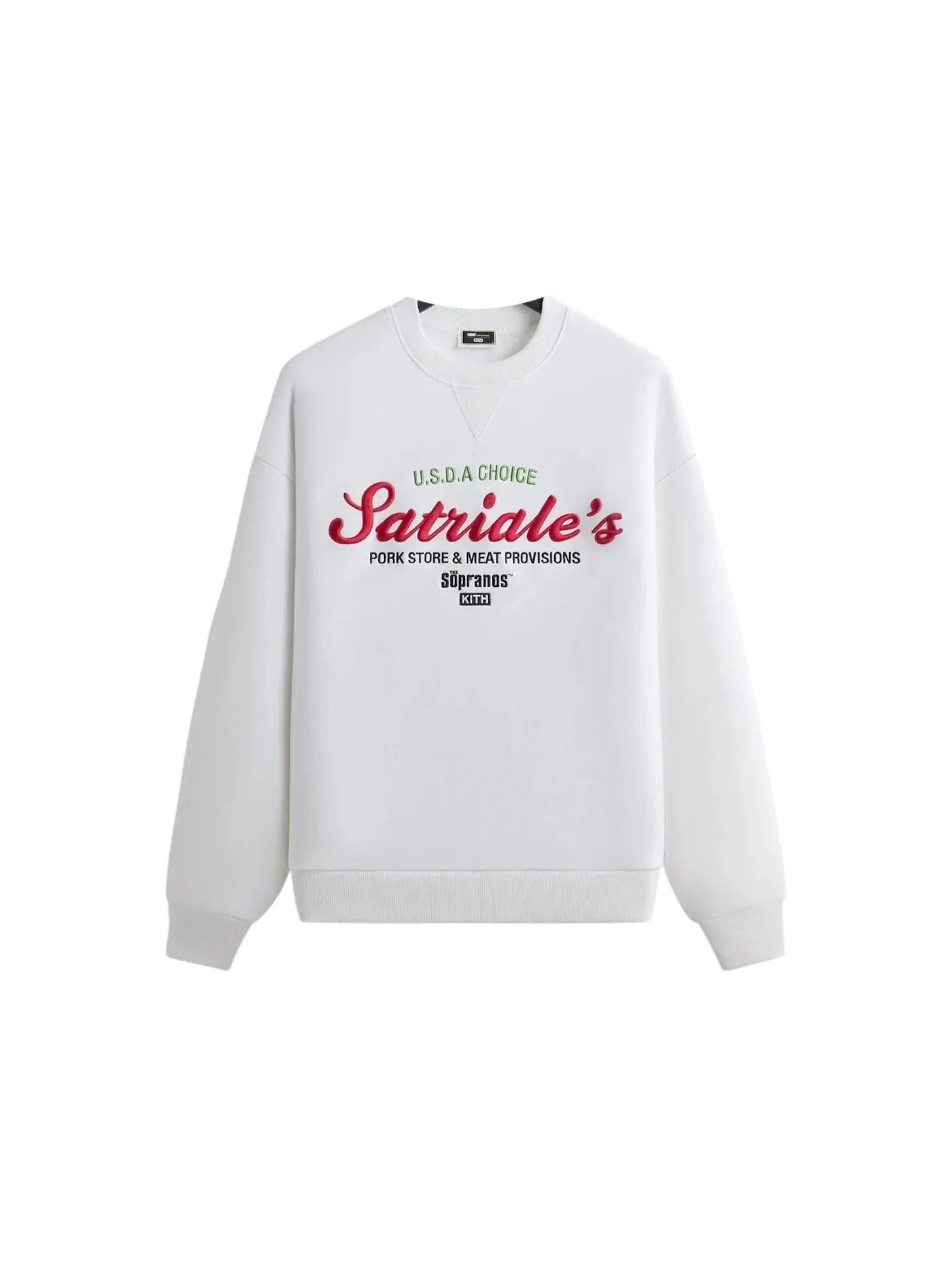 Мужской свитшот с принтом Nelson Crewneck Kith — изображение 1 из 2, белый