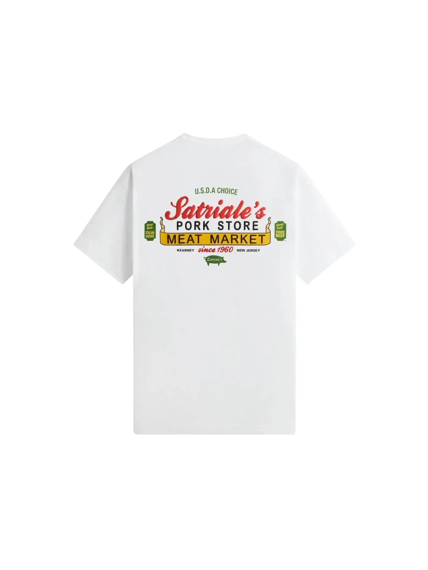 Мужская футболка с принтом SatrialeS Vintage Tee Kith — изображение 2 из 2, белый