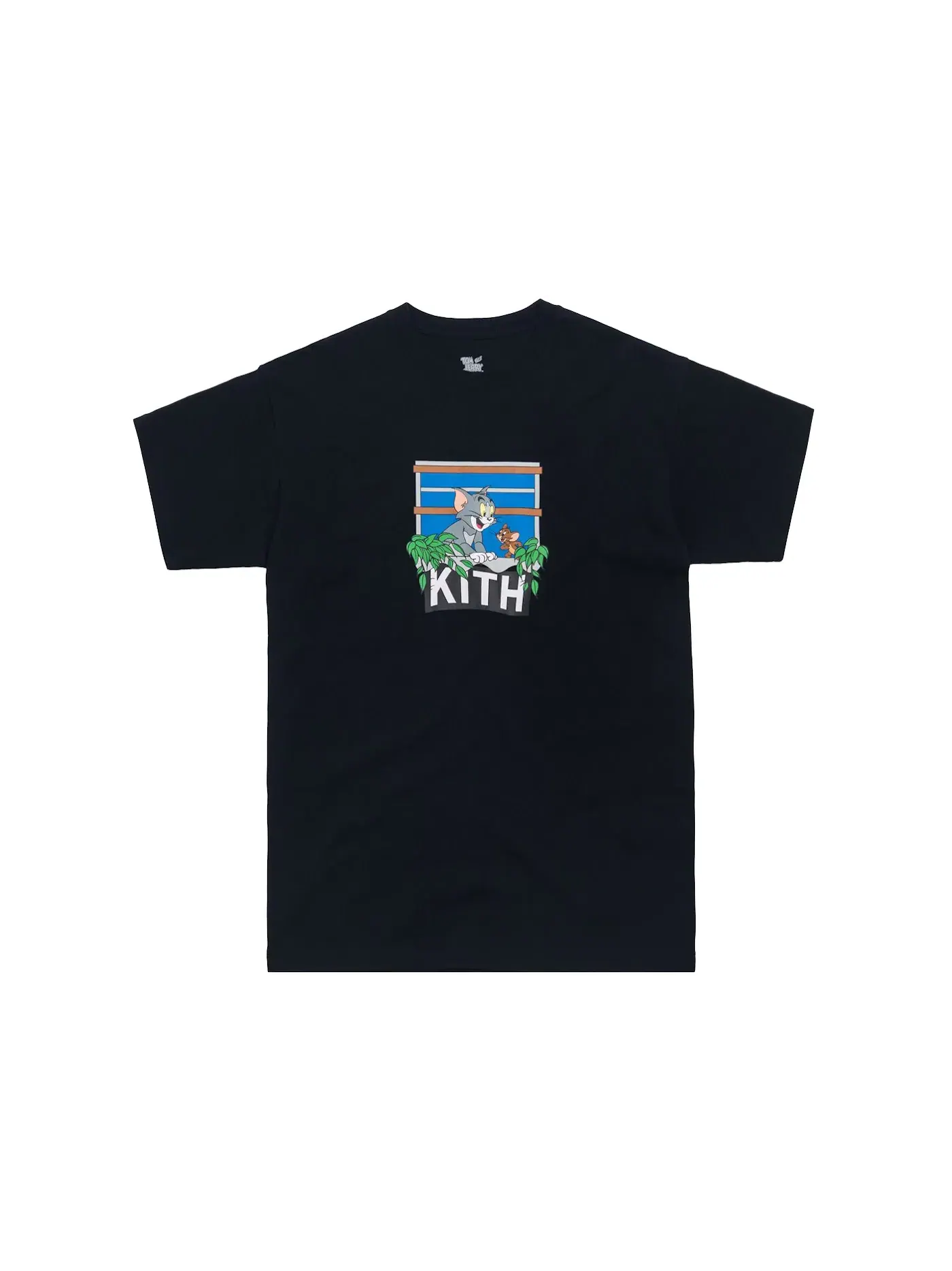Мужская футболка с принтом Kith x Tom & Jerry Hang Out Tee Kith — изображение 1 из 1, черный