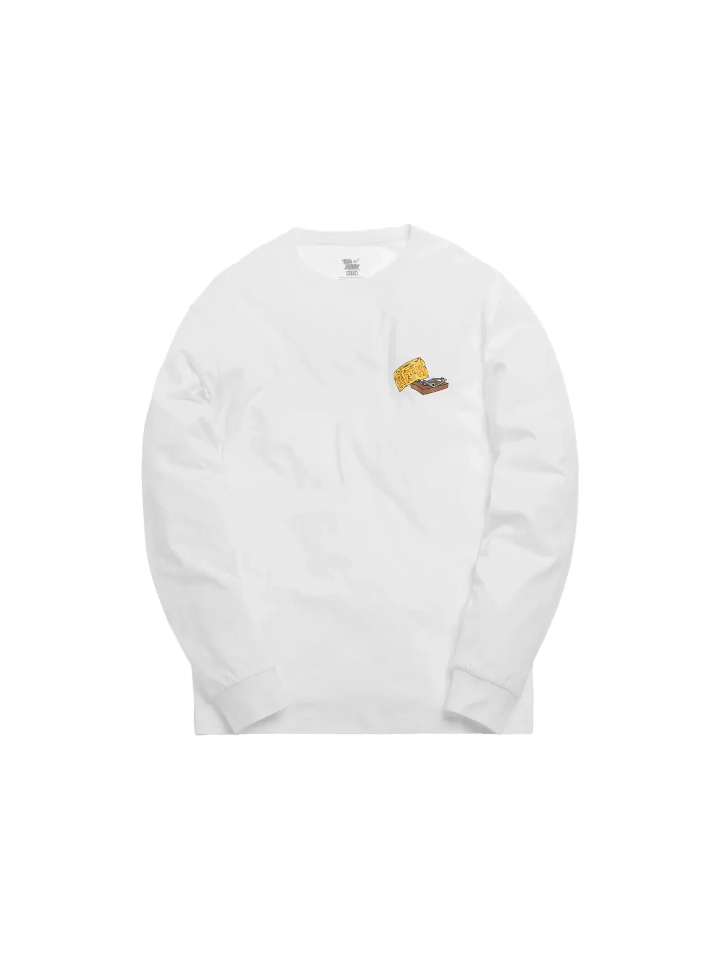 Мужская футболка с длинным рукавом с принтом Kith x Tom & Jerry L/S Cheese Tee Kith — изображение 1 из 2, белый