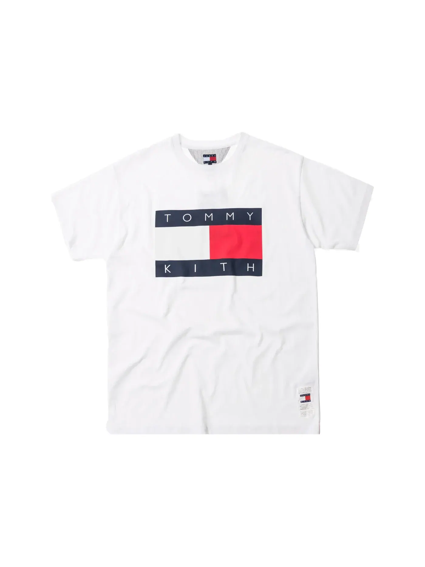 Мужская футболка с принтом Kith x Tommy Hilfiger Flag Tee — изображение 1 из 1, белый