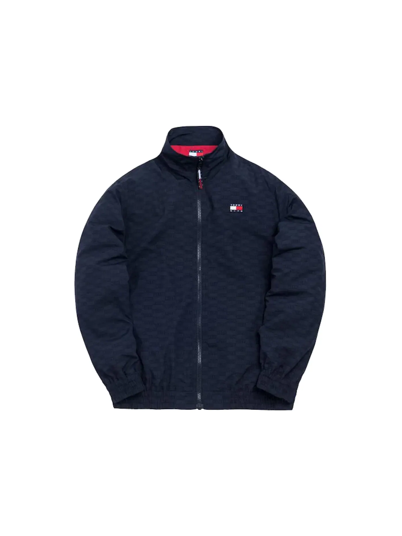Мужская куртка с монограммой Kith x Tommy Hilfiger Monogram Track Jacket — изображение 1 из 2, темно-синий