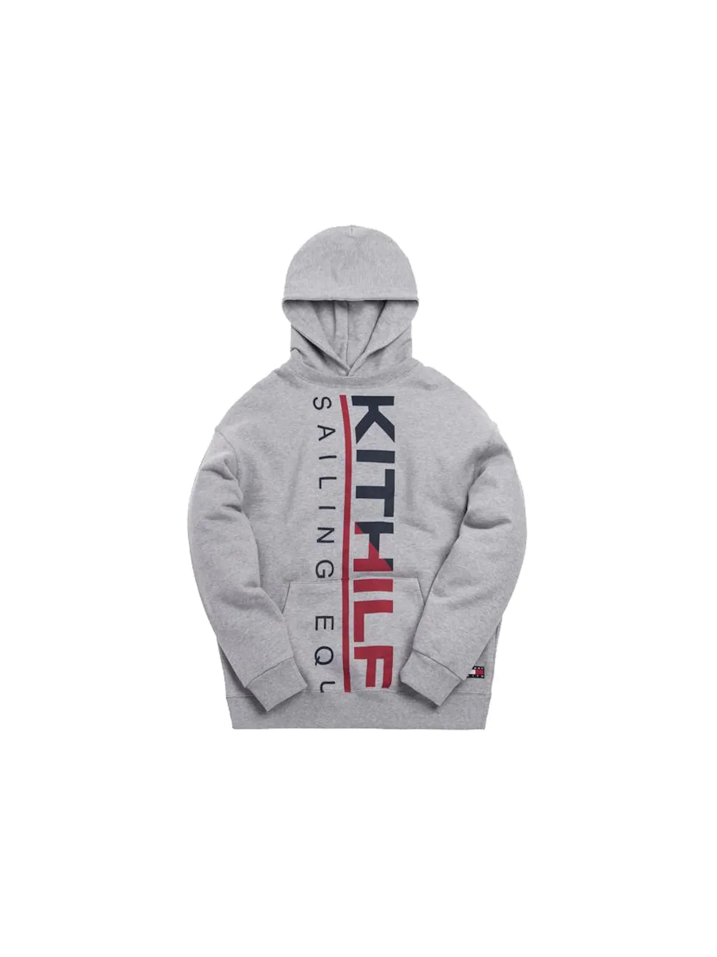 Мужская худи с принтом Kith x Tommy Hilfiger Sailing Hoodie Kith — изображение 1 из 2, серый