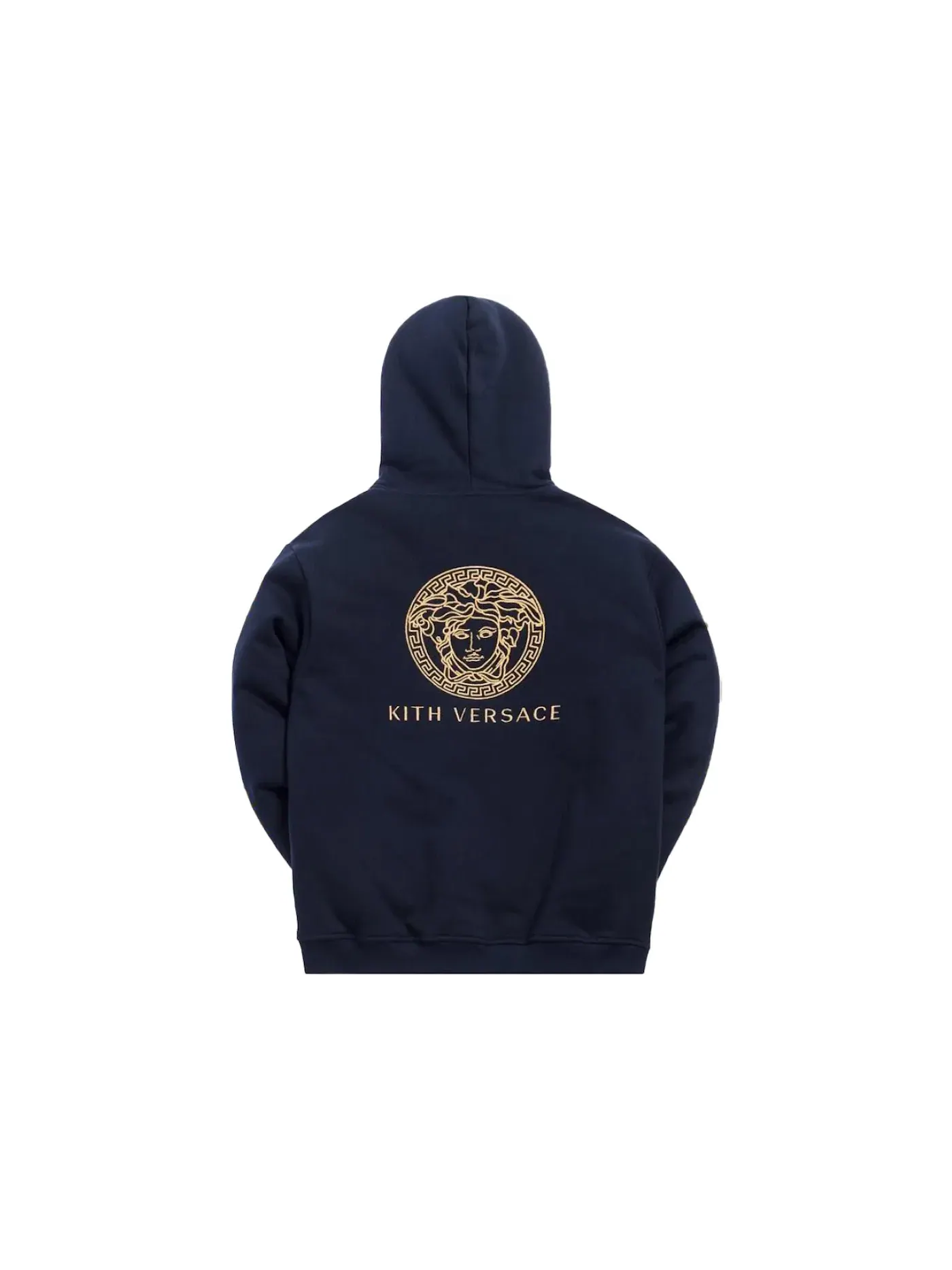 Мужская худи на молнии Kith x Versace Full Zip Hoodie — изображение 2 из 2, темно-синий
