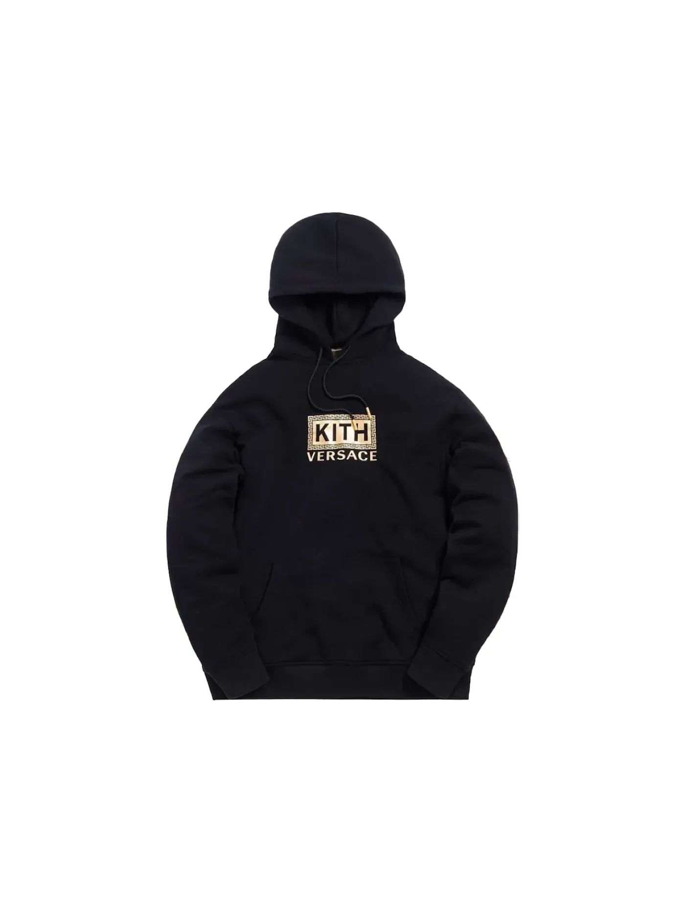 Мужская худи с принтом Kith x Versace Greek Key Hoodie Kith — изображение 1 из 1, черный