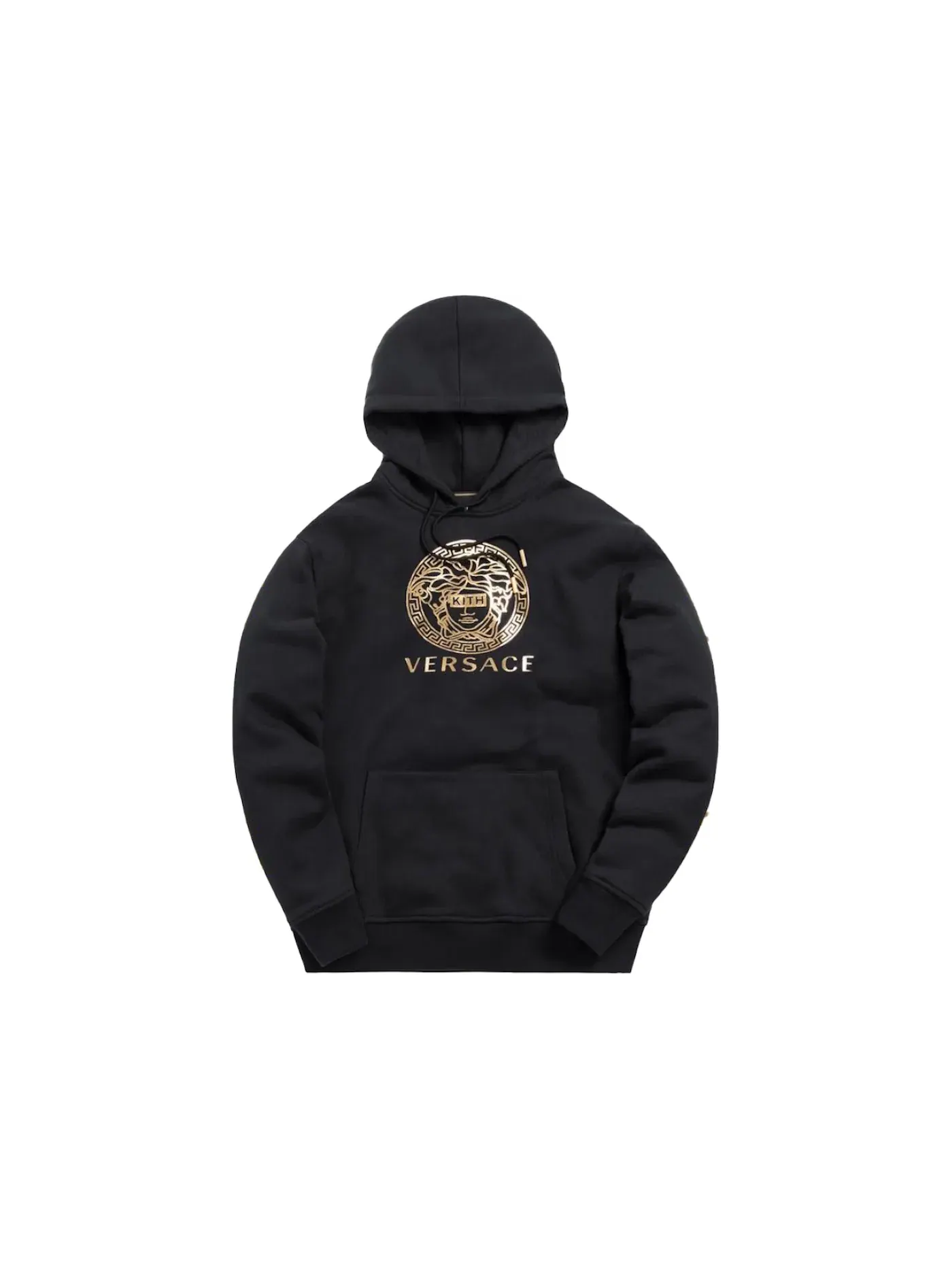Мужская худи с принтом Kith x Versace Medusa Hoodie Kith — изображение 1 из 1, черный