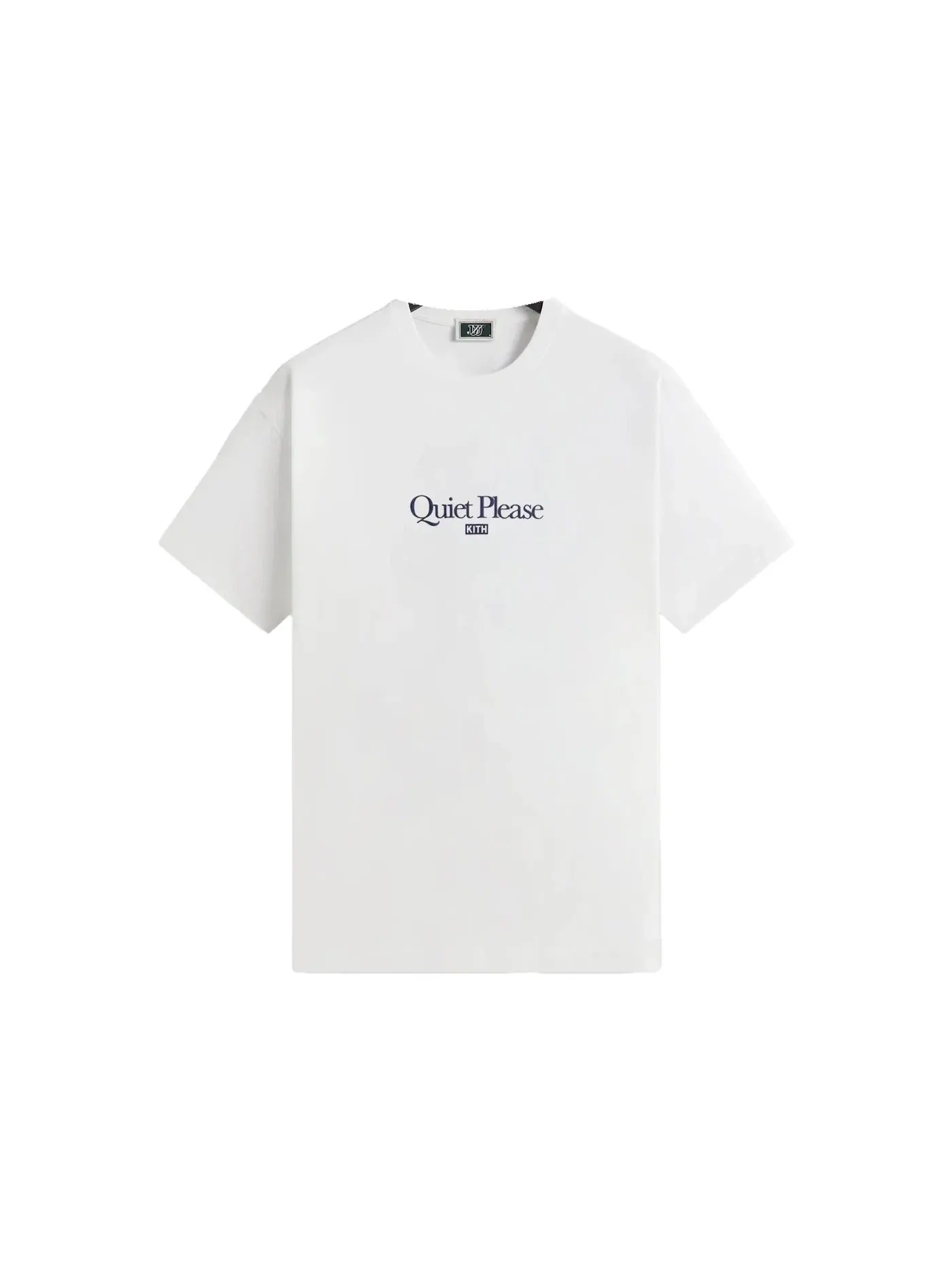 Мужская футболка с принтом Kith x Wilson Quiet Please Tee — изображение 1 из 1, белый