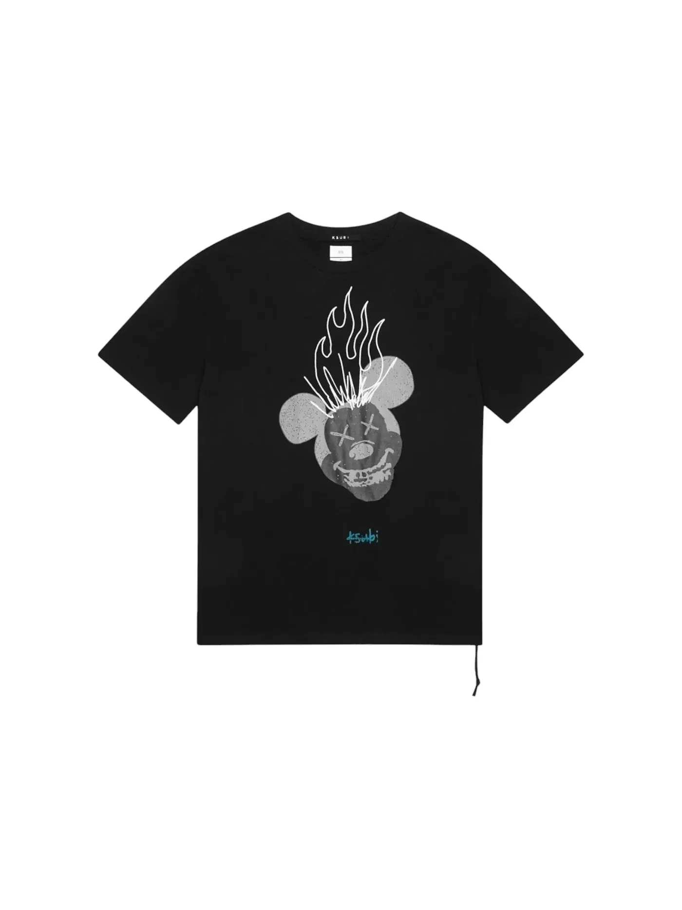 Мужская футболка с принтом Ksubi Burn Biggie S/S Tee Ksubi — изображение 1 из 1, черный