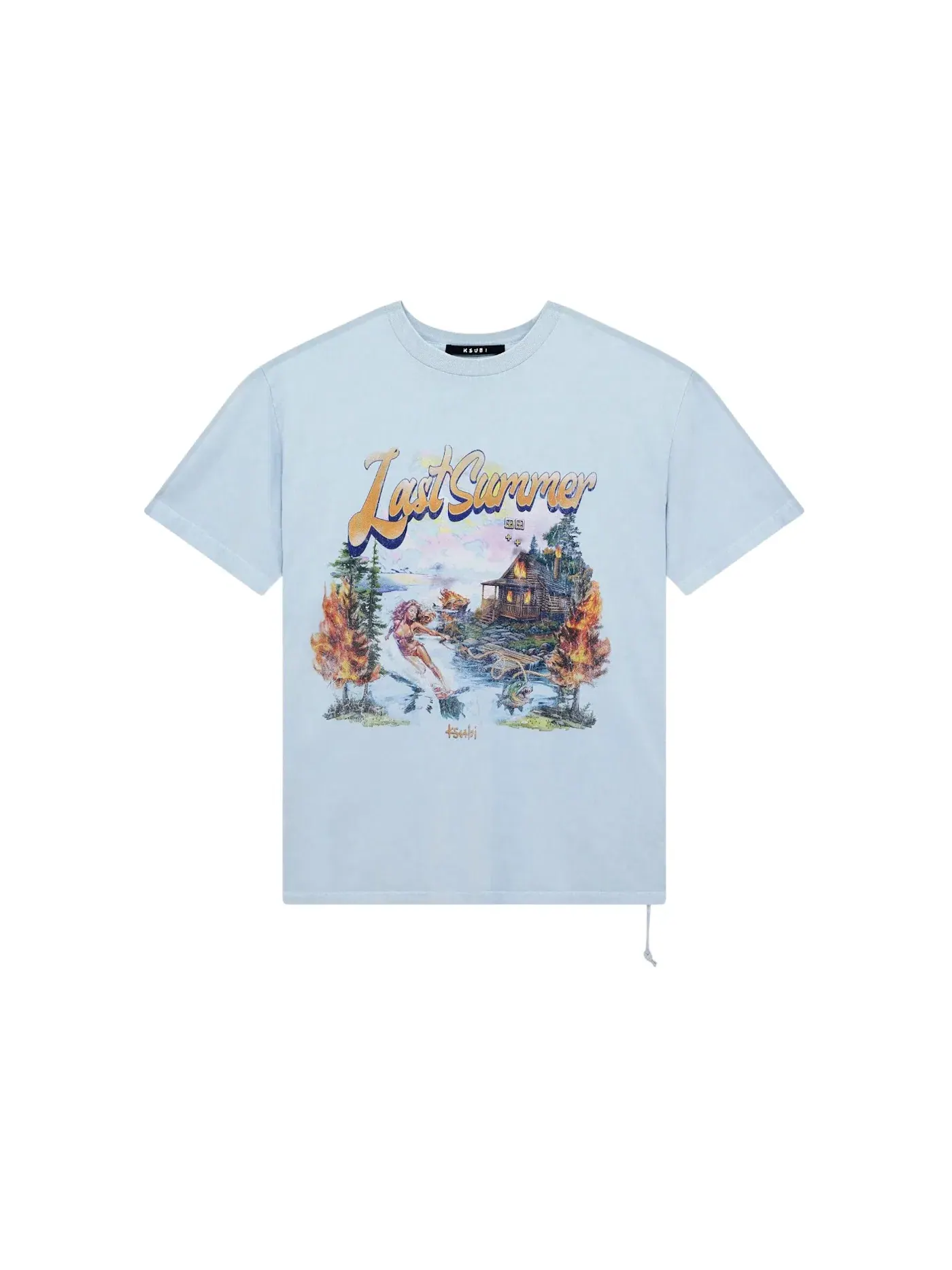 Мужская футболка с коротким рукавом Ksubi Tee — изображение 1 из 1, дымка