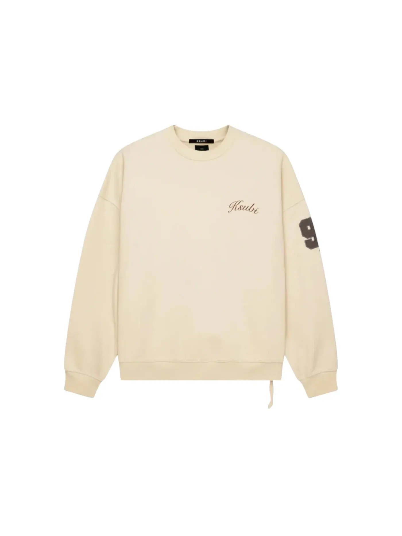 Мужской свитшот Crew Ksubi — изображение 1 из 1, бежевый