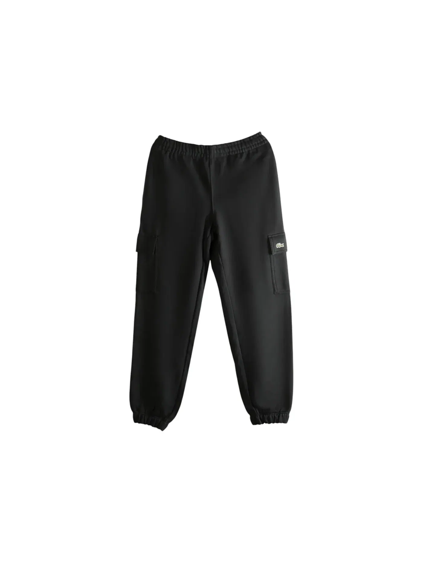 Спортивные штаны Lacoste Sweatpants мужские флисовые с карго-карманами — изображение 1 из 1, черный