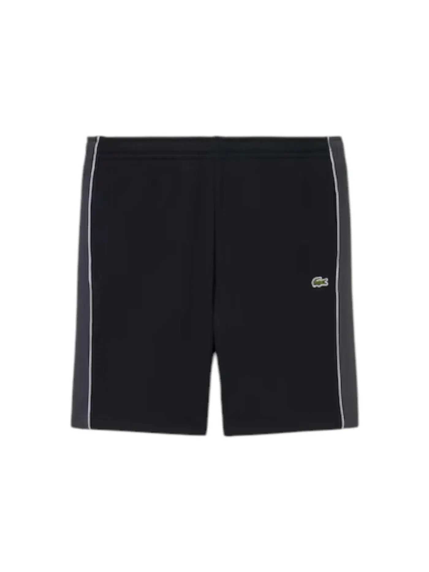 Шорты Lacoste Regular Fit Colorblock, флис — изображение 1 из 1, черный/графитовый