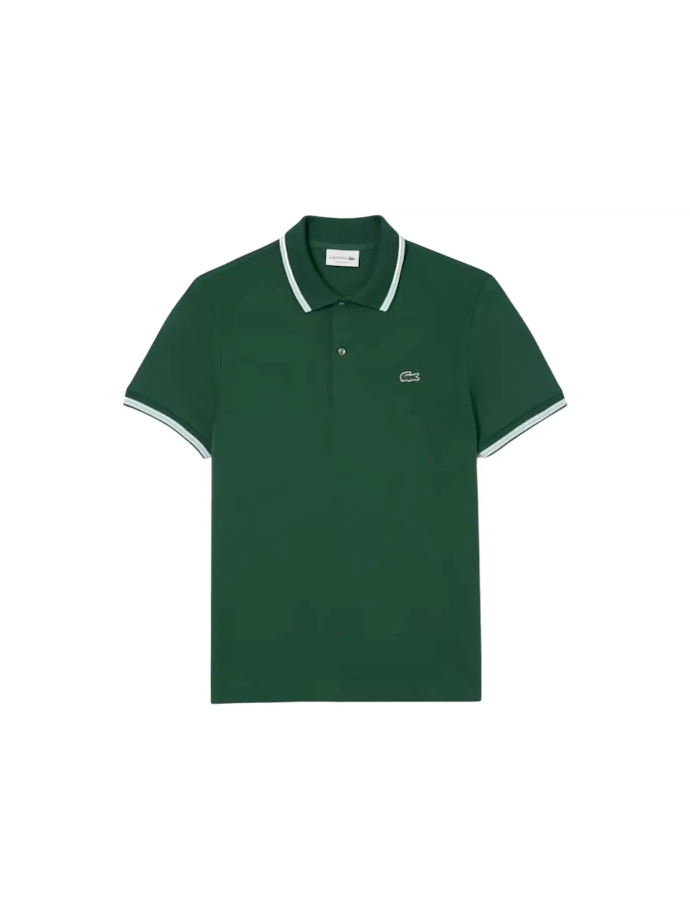 Мужское поло с коротким рукавом Lacoste — изображение 1 из 1, зеленый