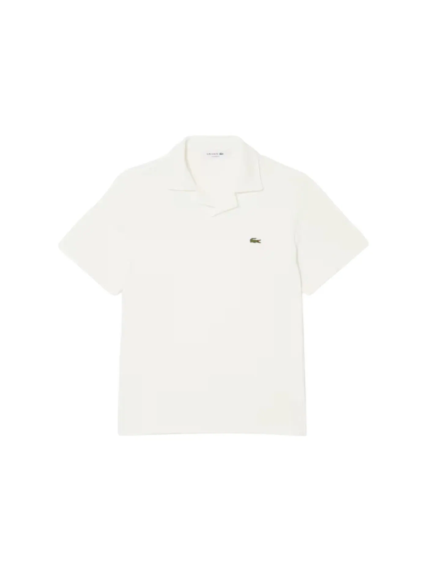 Мужское поло Lacoste Chambray с коротким рукавом, отложной воротник, прямой крой — изображение 1 из 1