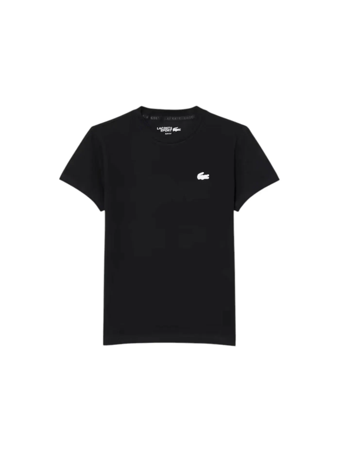 Мужская футболка Lacoste T-Shirt, спортивная — изображение 1 из 1, черный