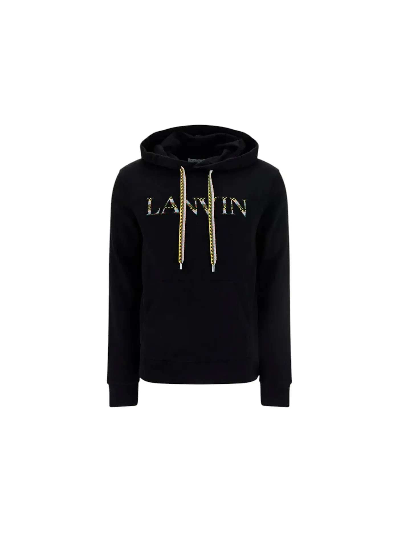Мужская худи с вышитым логотипом Lanvin — изображение 1 из 1, черный/мульти
