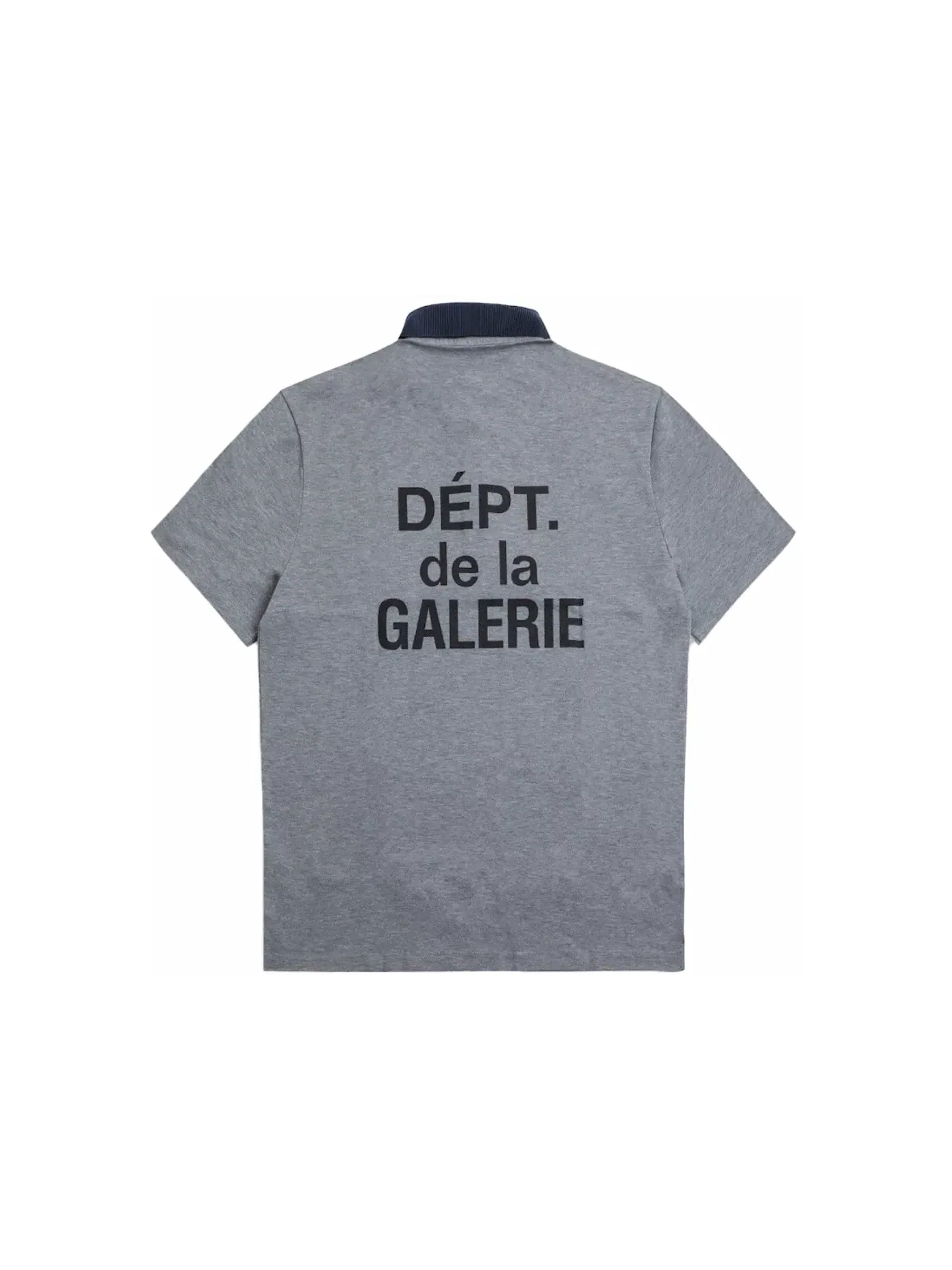 Мужское поло Lanvin x Gallery Dept. Jersey Polo Grey — изображение 2 из 2, серый