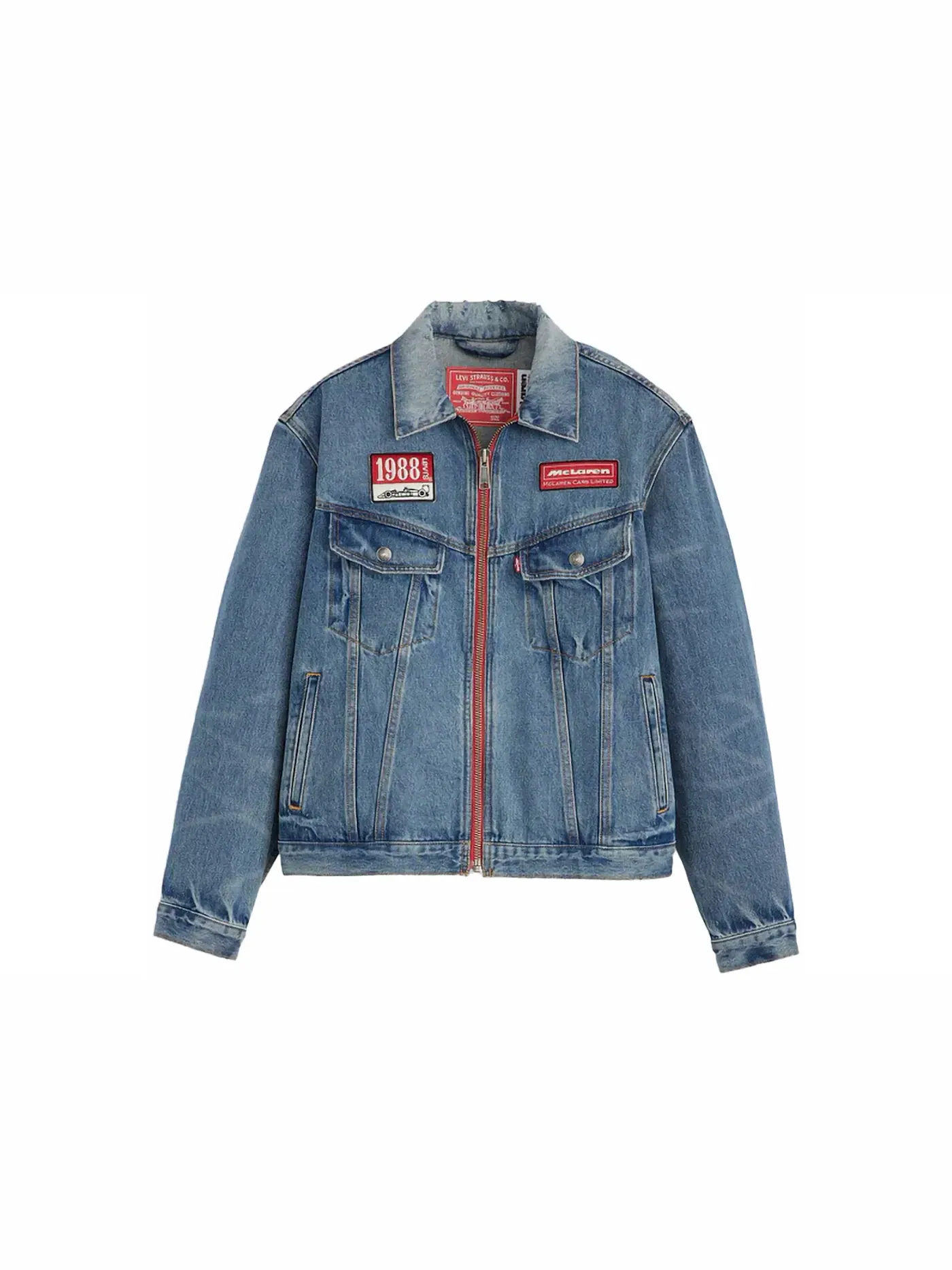 Мужская куртка-тракер Heritage Trucker Jacket Levis — изображение 1 из 2, индиго