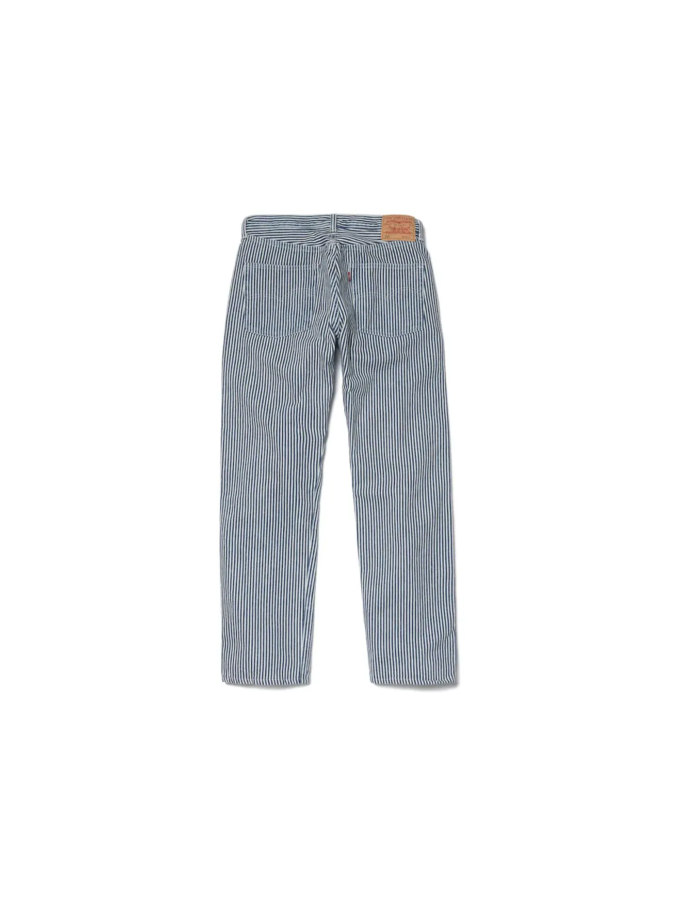 Мужские джинсы с полосками Hickory Stripe 501 Jeans Levis — изображение 1 из 2, синий