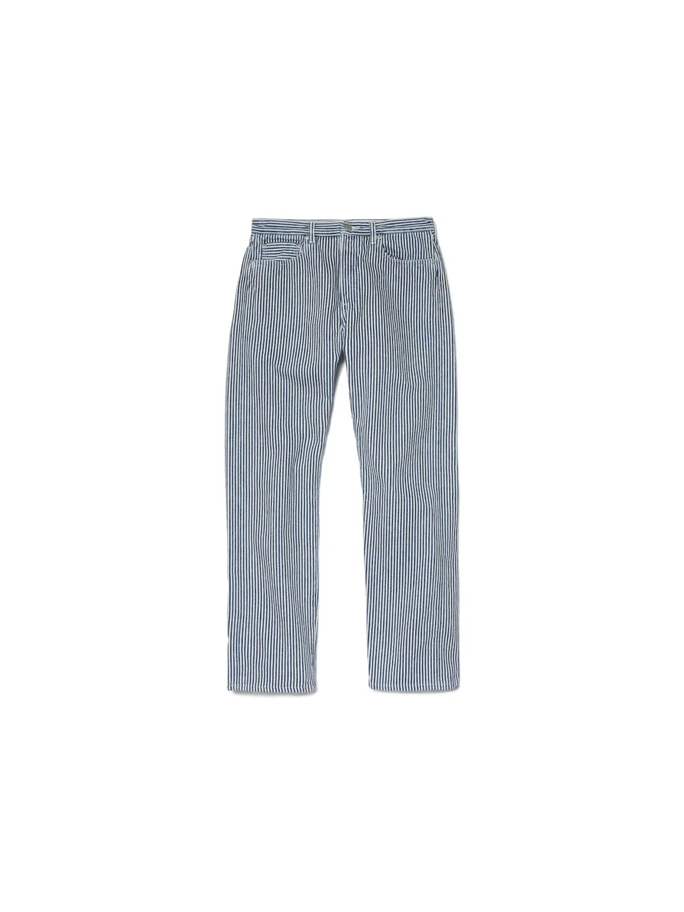 Мужские джинсы с полосками Hickory Stripe 501 Jeans Levis — изображение 2 из 2, синий