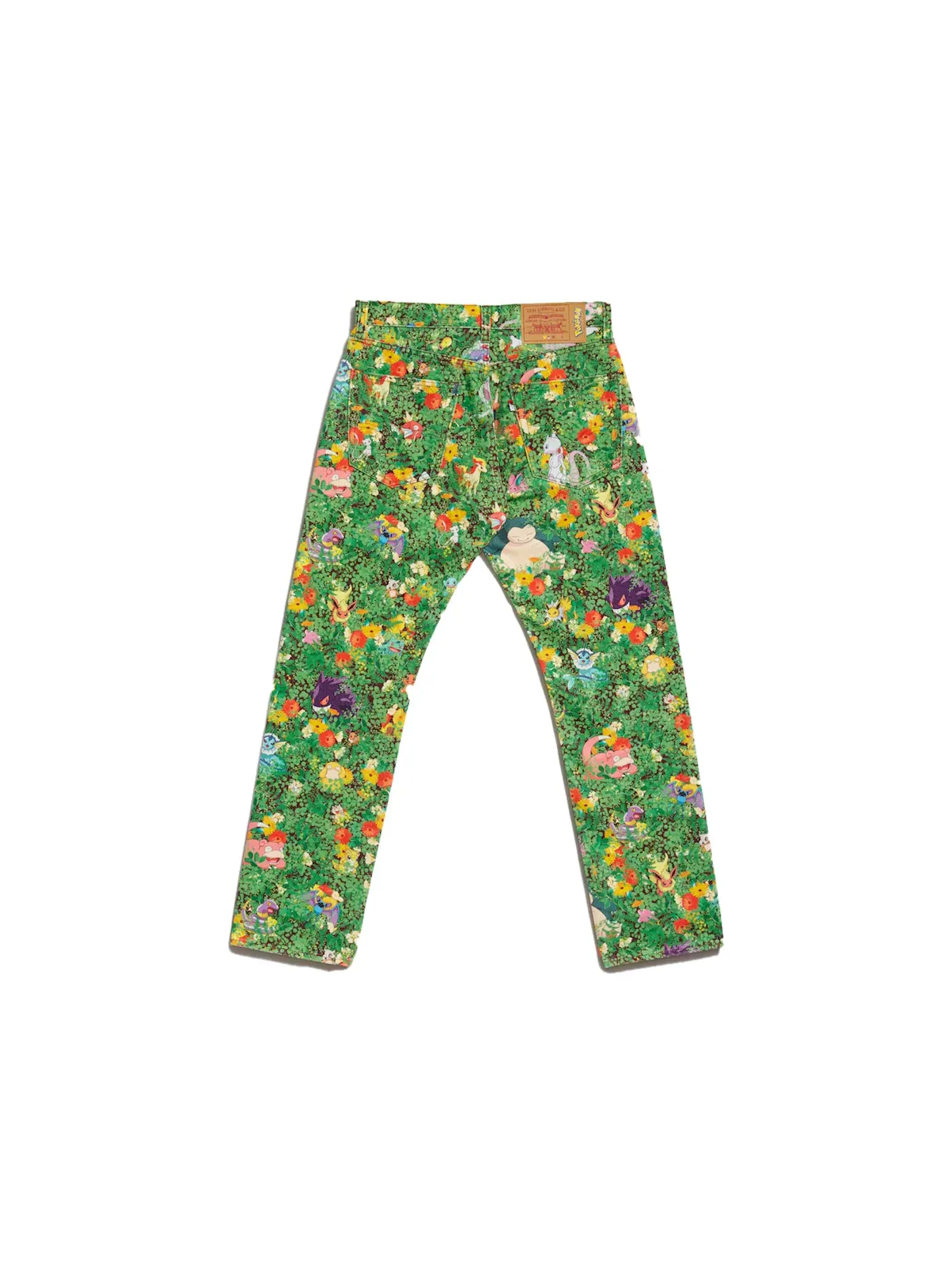 Мужские джинсы прямого кроя Levis x Pokémon 551Z Authentic Straight Jeans — изображение 2 из 2, мульти