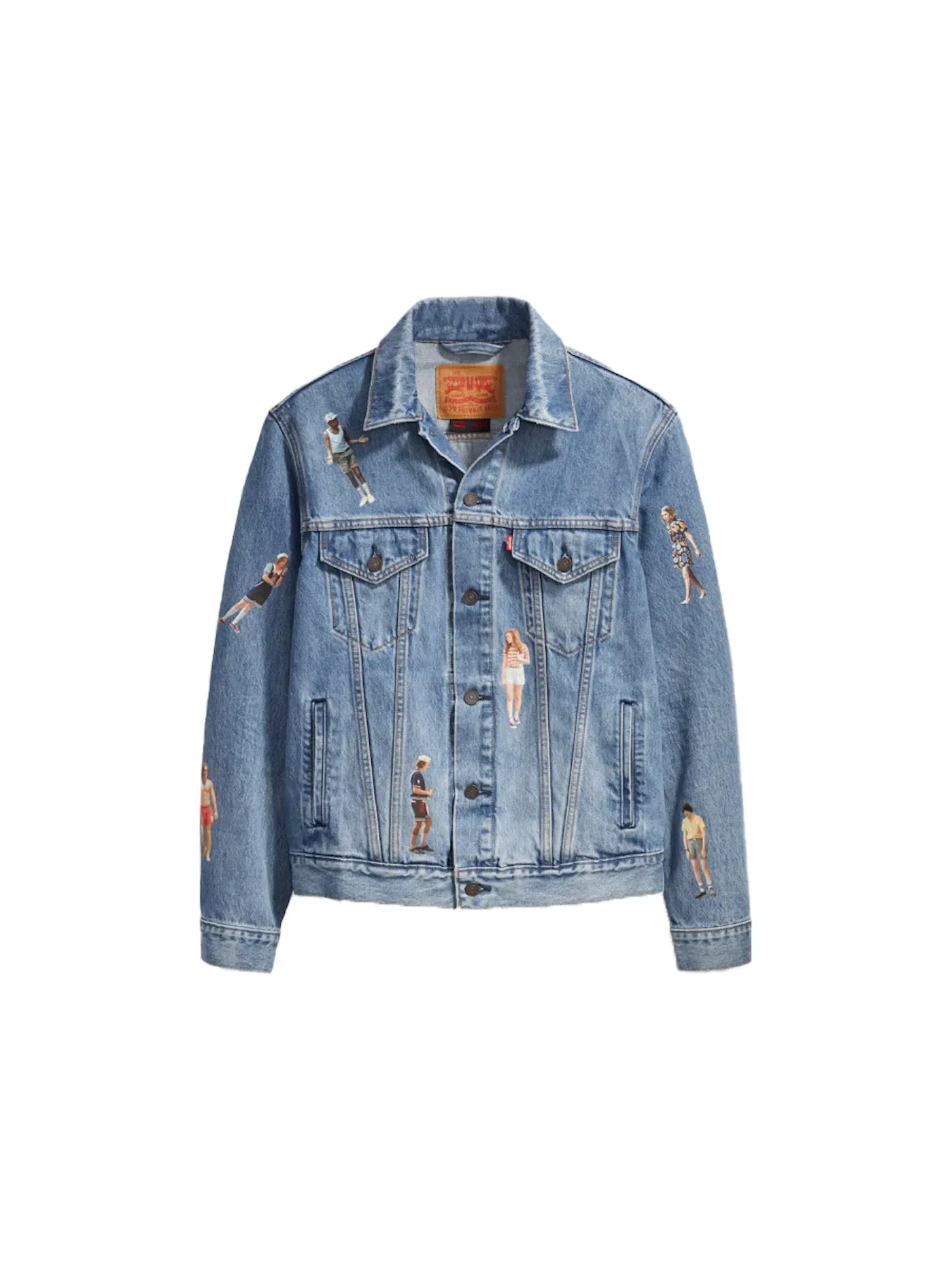 Мужская куртка-джинсовка с принтом Levis x Stranger Things Vintage Fit Trucker Jacket Levis — изображение 1 из 1