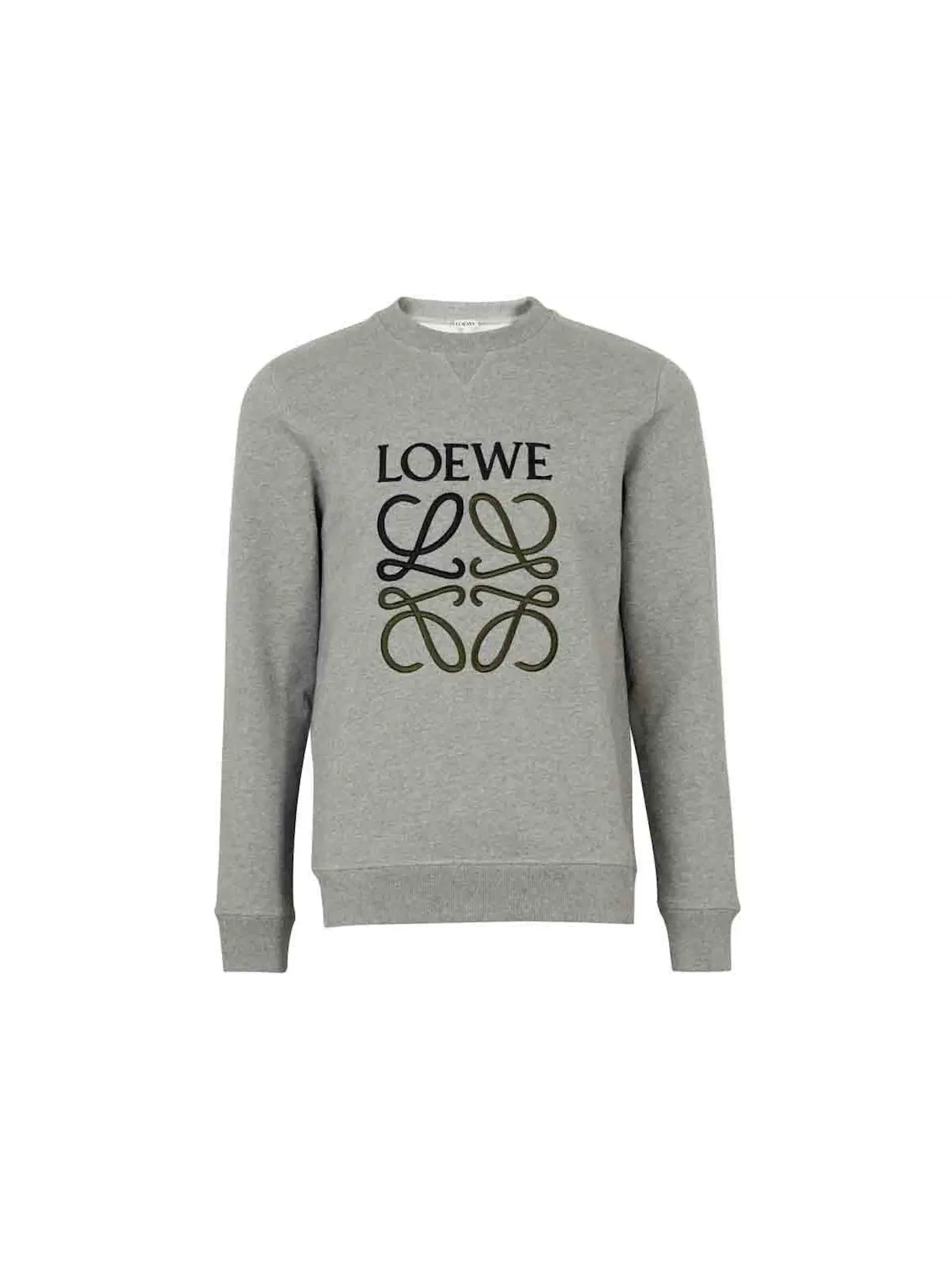 Мужской свитшот с вышивкой Sweatshirt LOEWE — изображение 1 из 1, серый