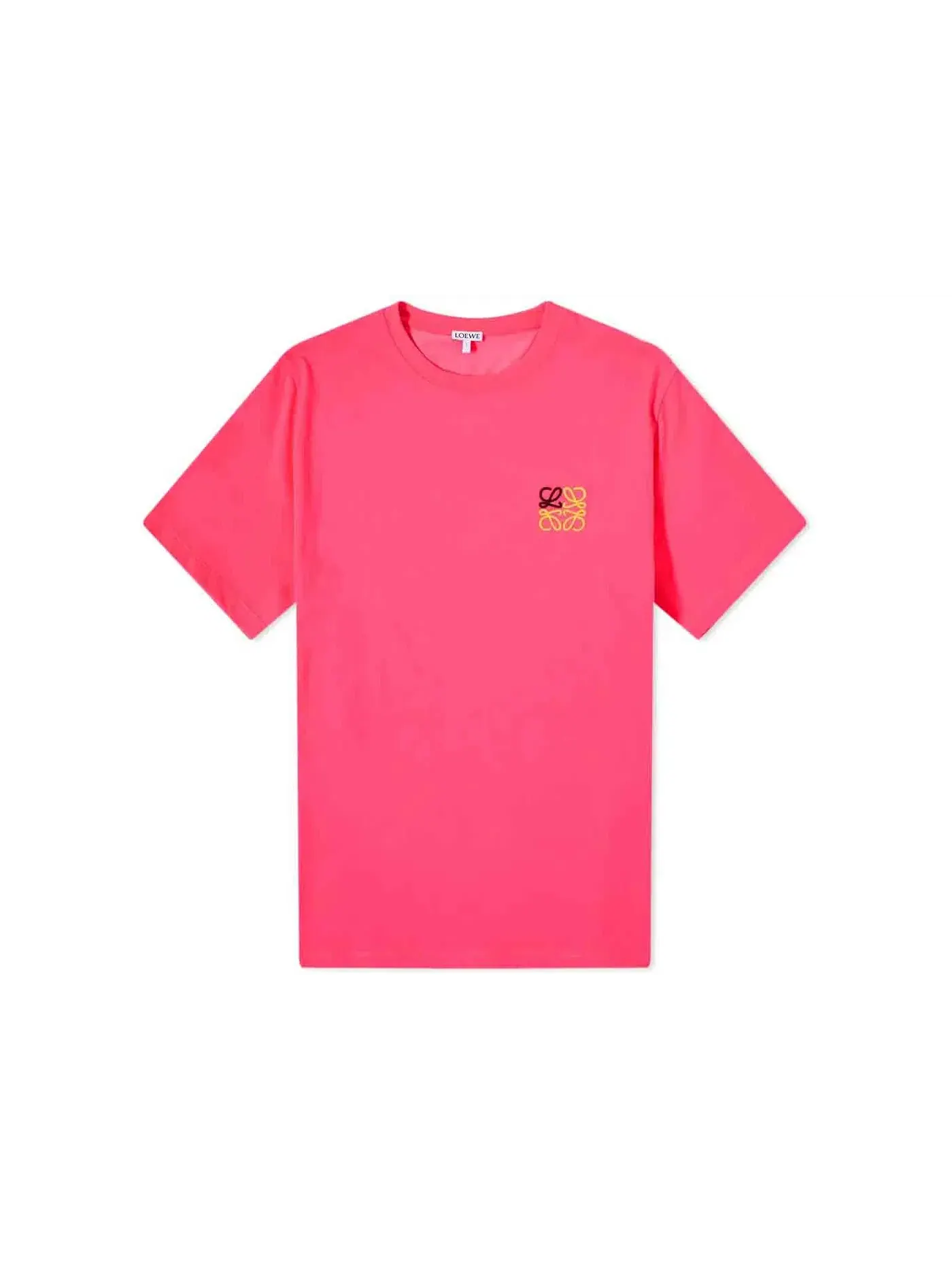 Мужская футболка с принтом LOEWE T-shirt — изображение 1 из 2, розовый