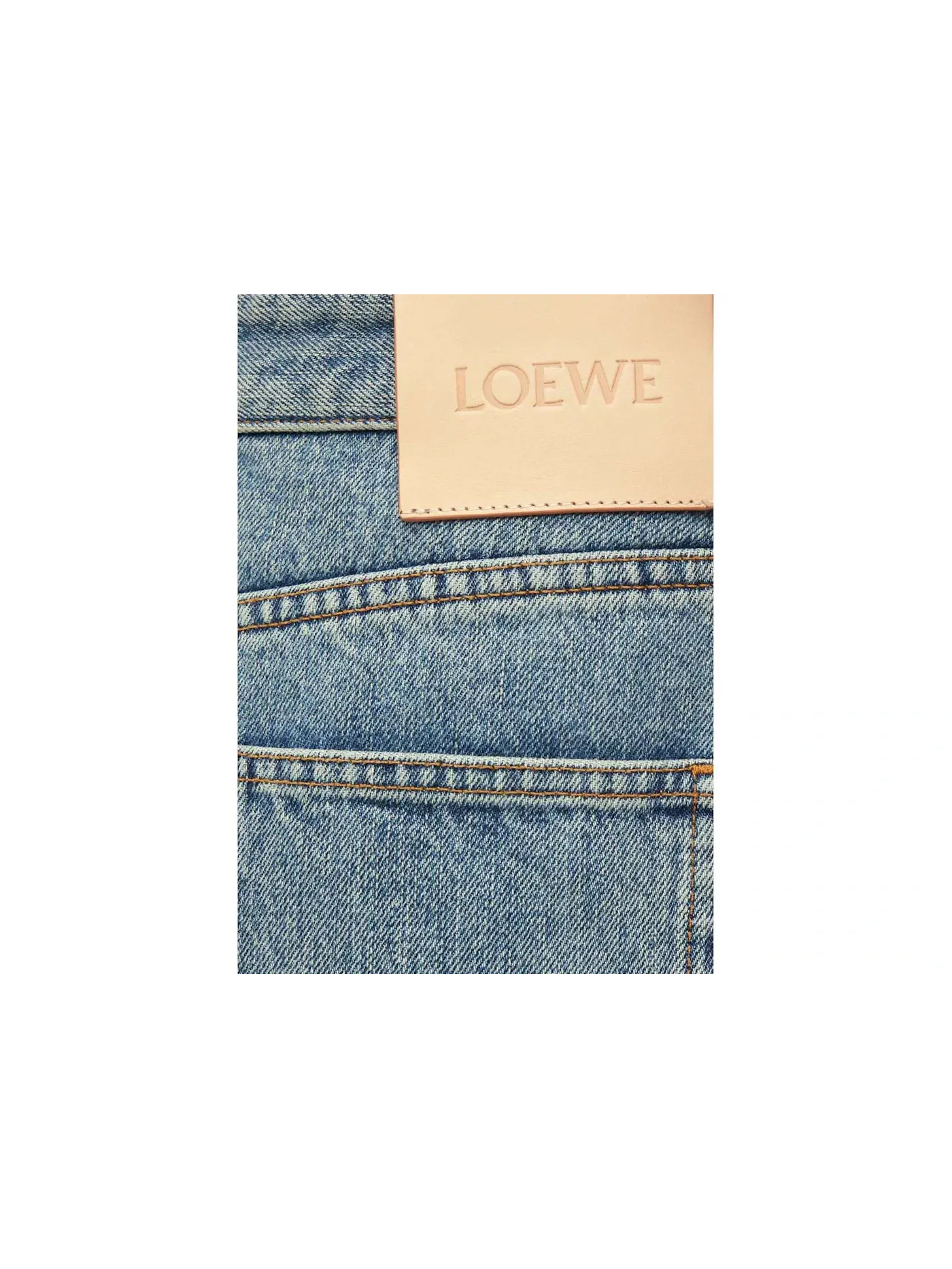 Мужские джинсы с высокой посадкой LOEWE — изображение 2 из 2, синий