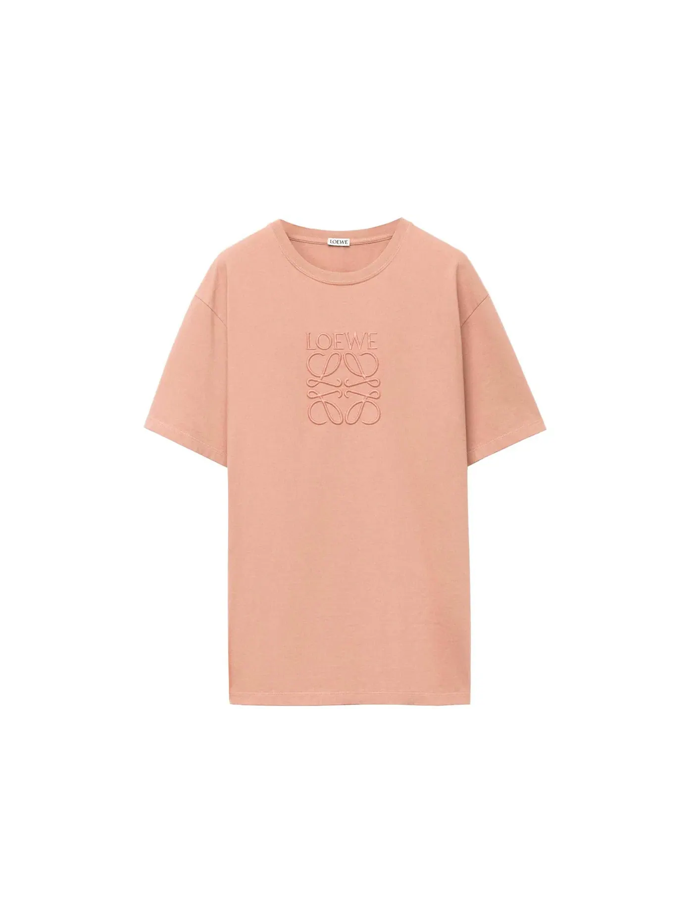 Мужская футболка свободного кроя Peach Bloom LOEWE — изображение 1 из 1, персиковый