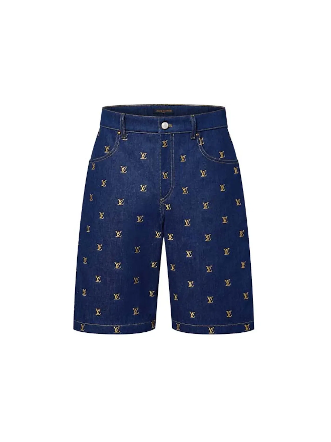 Мужские шорты с вышивкой Louis Vuitton Shorts — изображение 1 из 1, синий