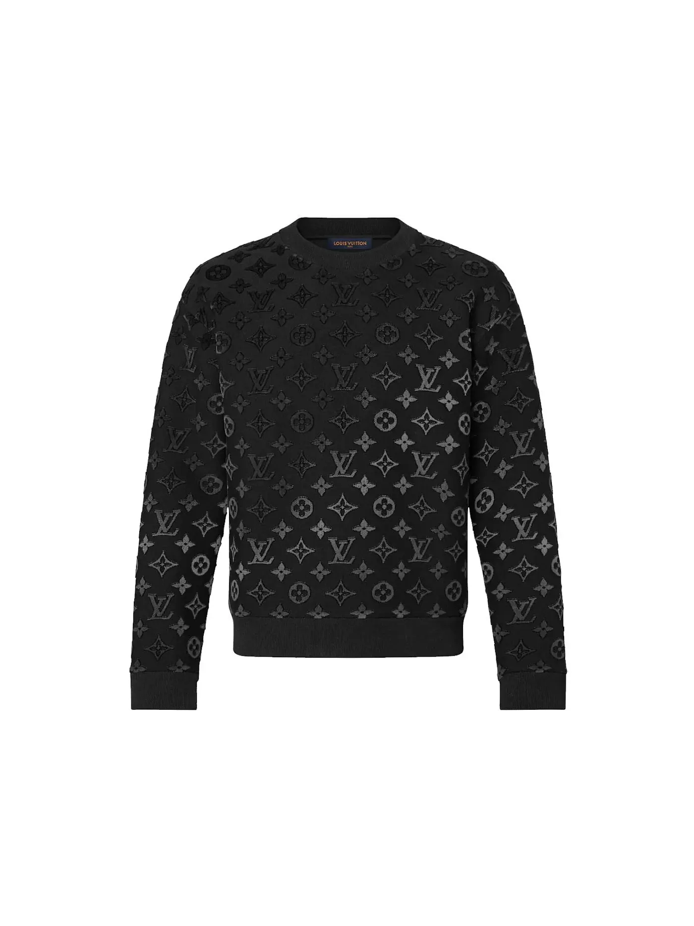 Мужской свитшот с принтом Gradient Monogram Fil Coupe Louis Vuitton — изображение 1 из 1, мульти