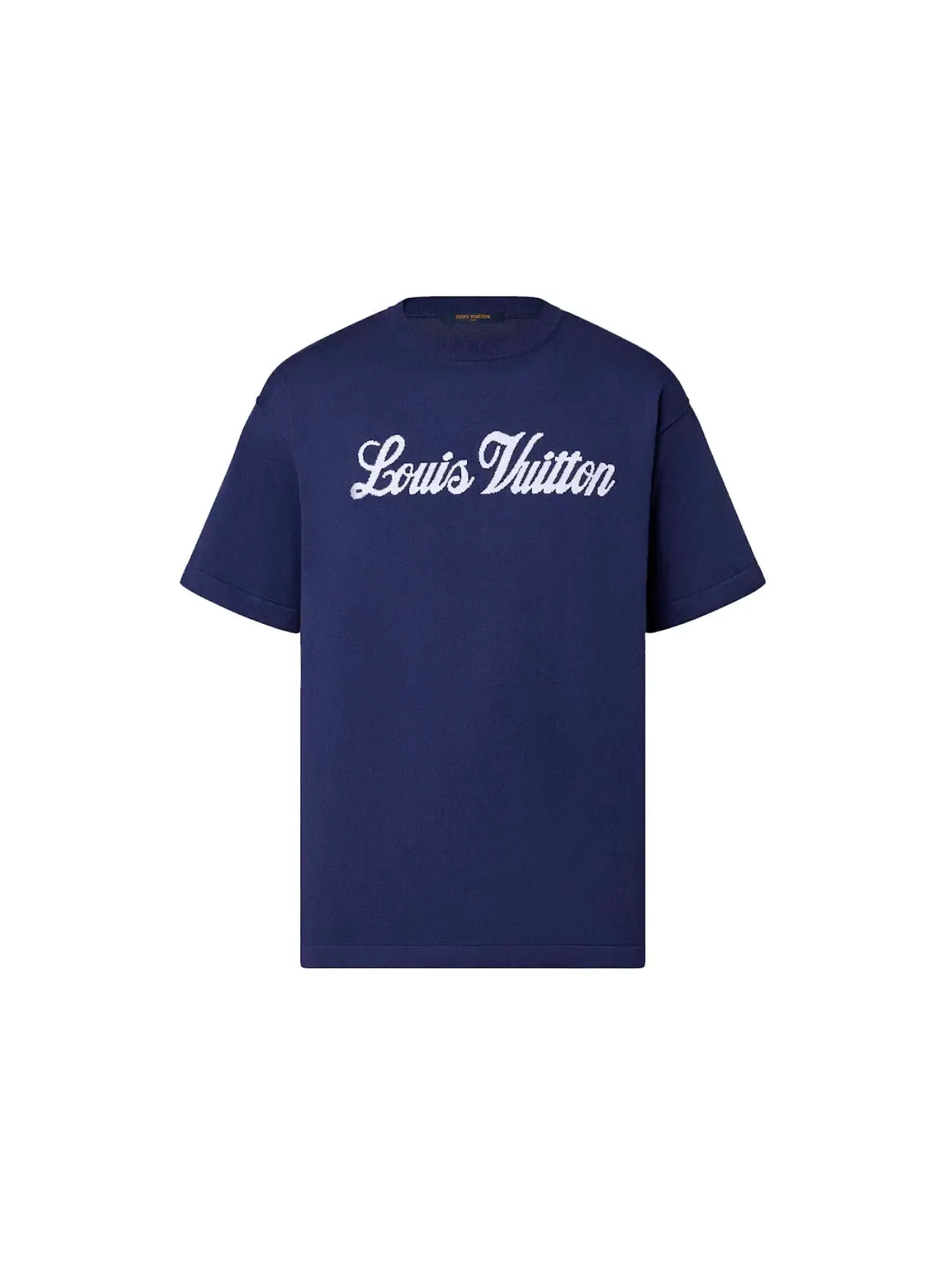Мужской свитшот с принтом Short-Sleeved Crewneck Louis Vuitton — изображение 1 из 2, синий