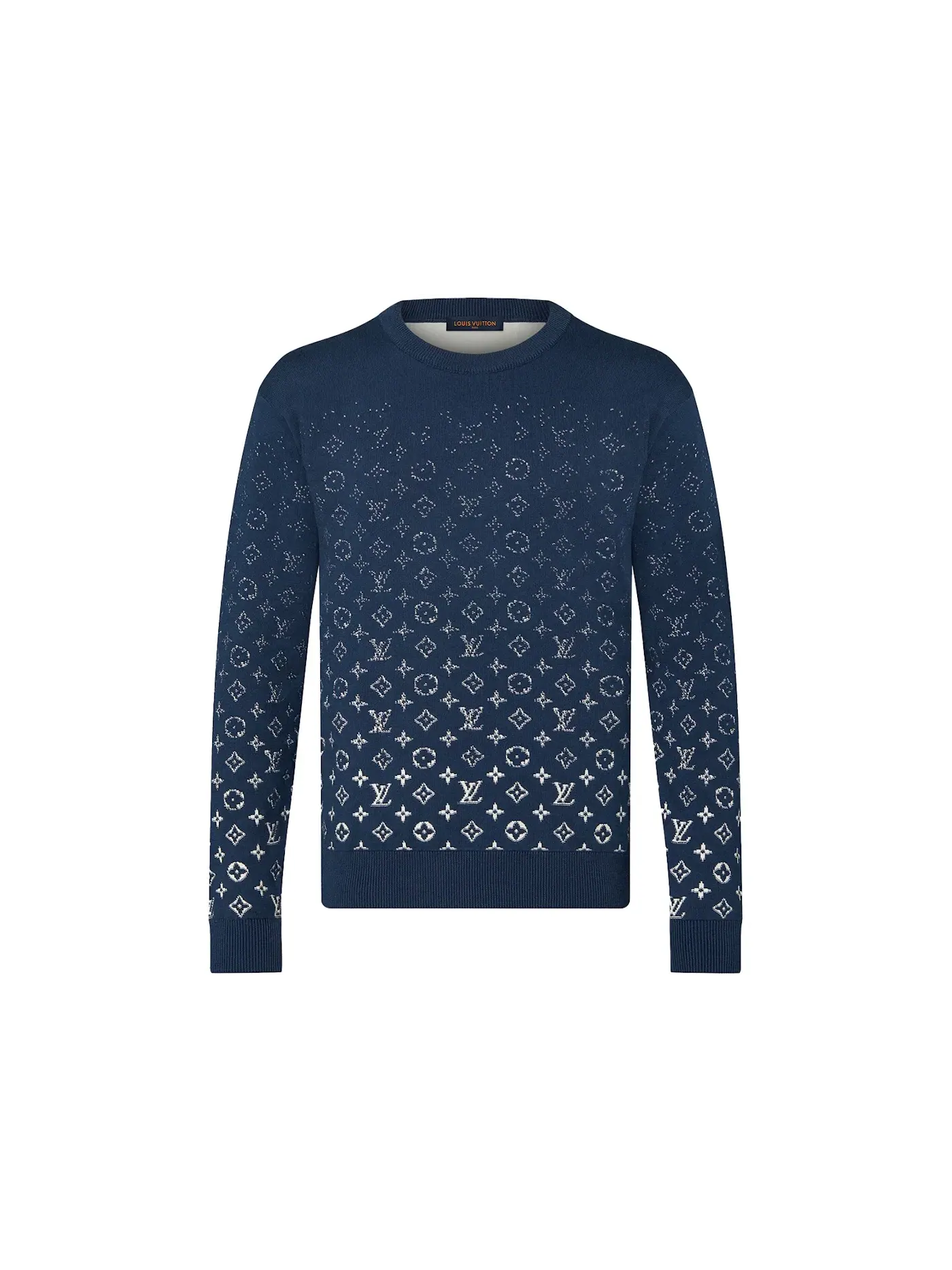 Мужской свитшот с принтом Crewneck Louis Vuitton, Dark Ocean — изображение 1 из 1