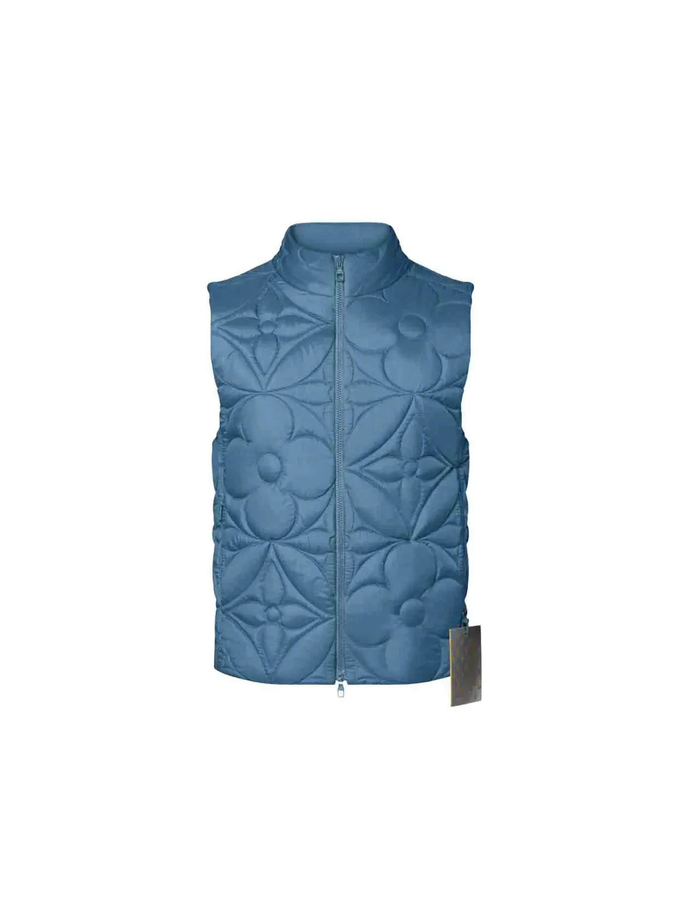 Мужской жилет с принтом Monogram Flower Gilet Louis Vuitton — изображение 1 из 1, синий