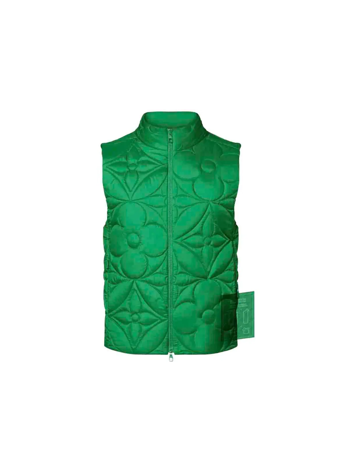 Мужской жилет с ватином Monogram Flower Louis Vuitton — изображение 1 из 1, зеленый