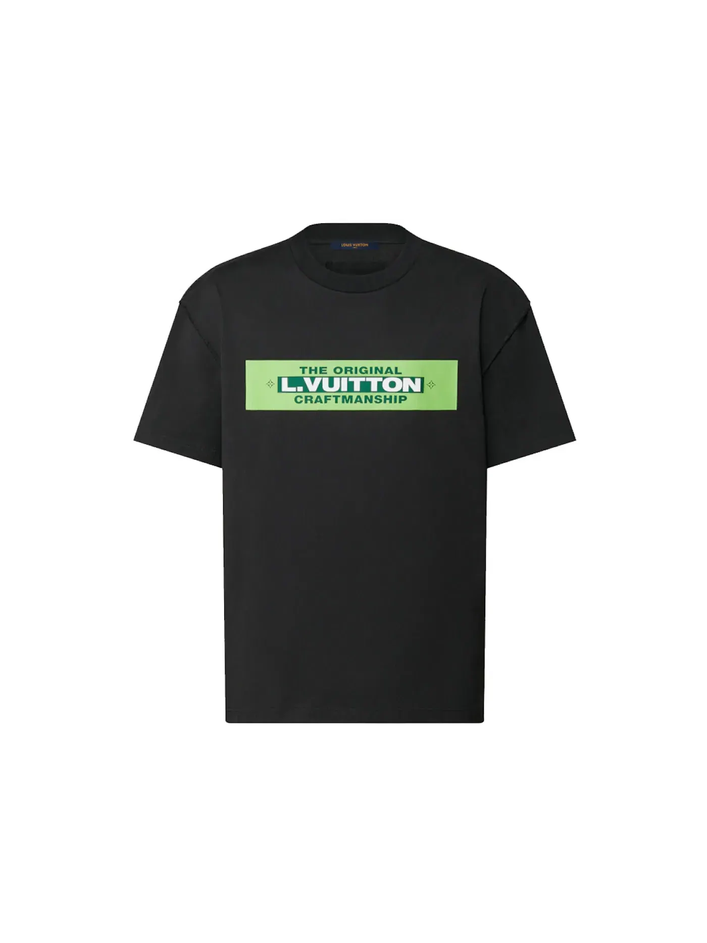 Мужская футболка с принтом Louis Vuitton T-shirt — изображение 1 из 1, черный