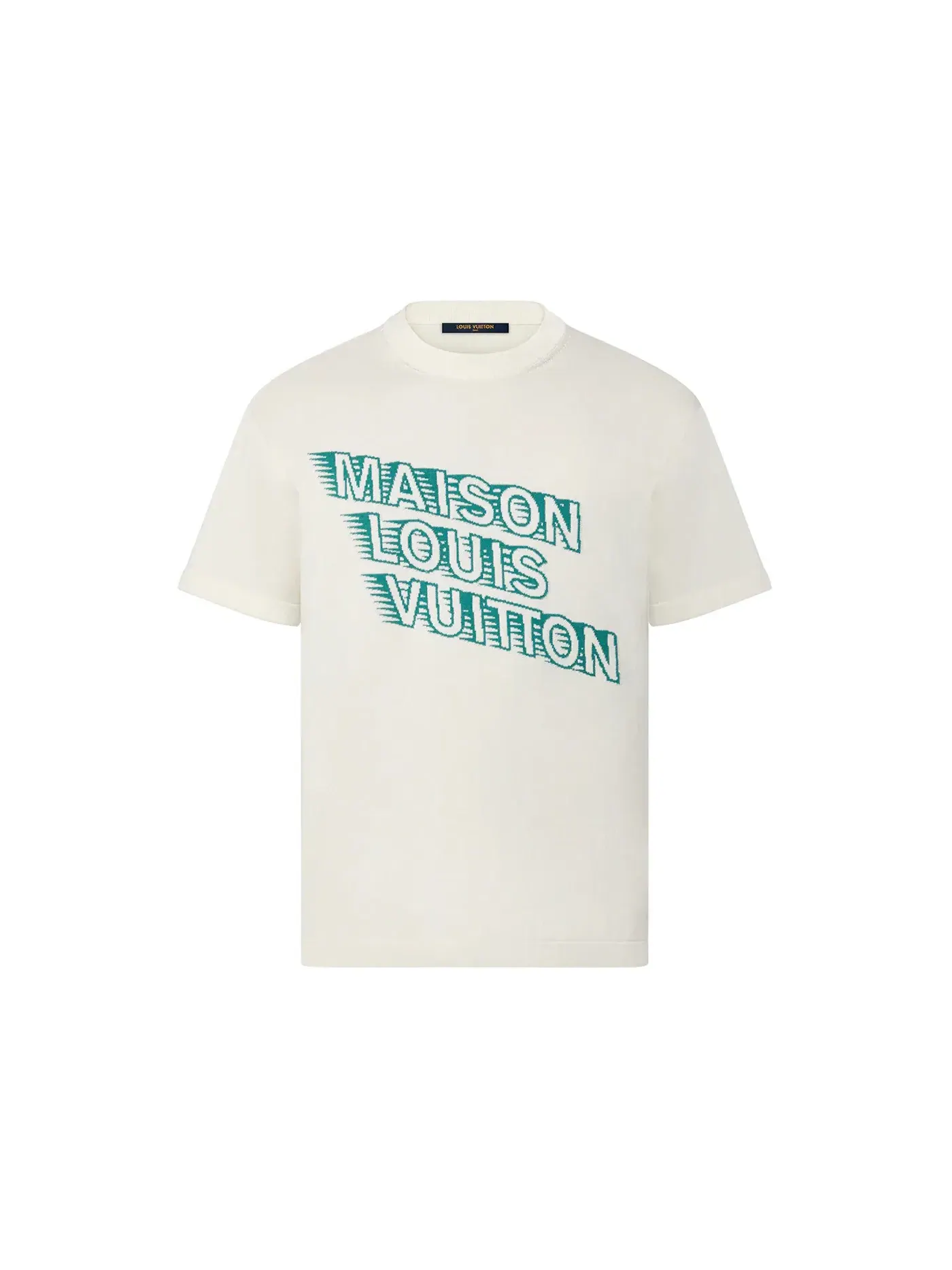 Мужской свитшот с принтом Maison Crewneck Louis Vuitton — изображение 1 из 1, белый