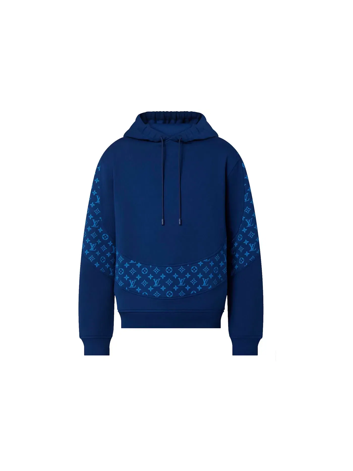 Мужской худи с принтом Monogram Circle Cut Louis Vuitton — изображение 1 из 1, океанский